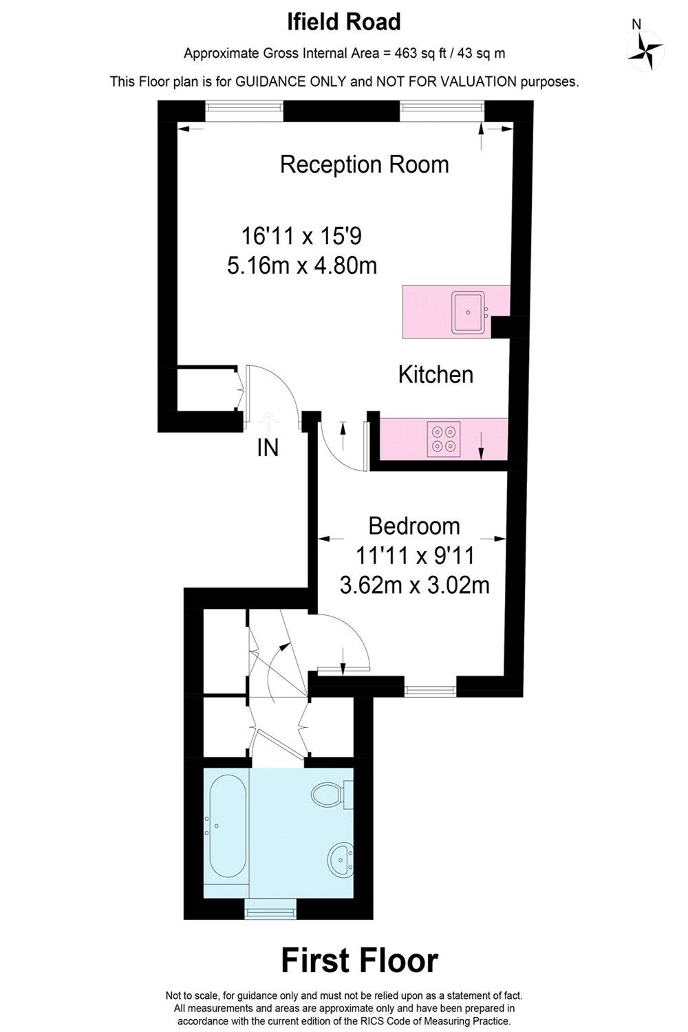 1 bed flat to rent in Ifield Road, London SW10 Zoopla