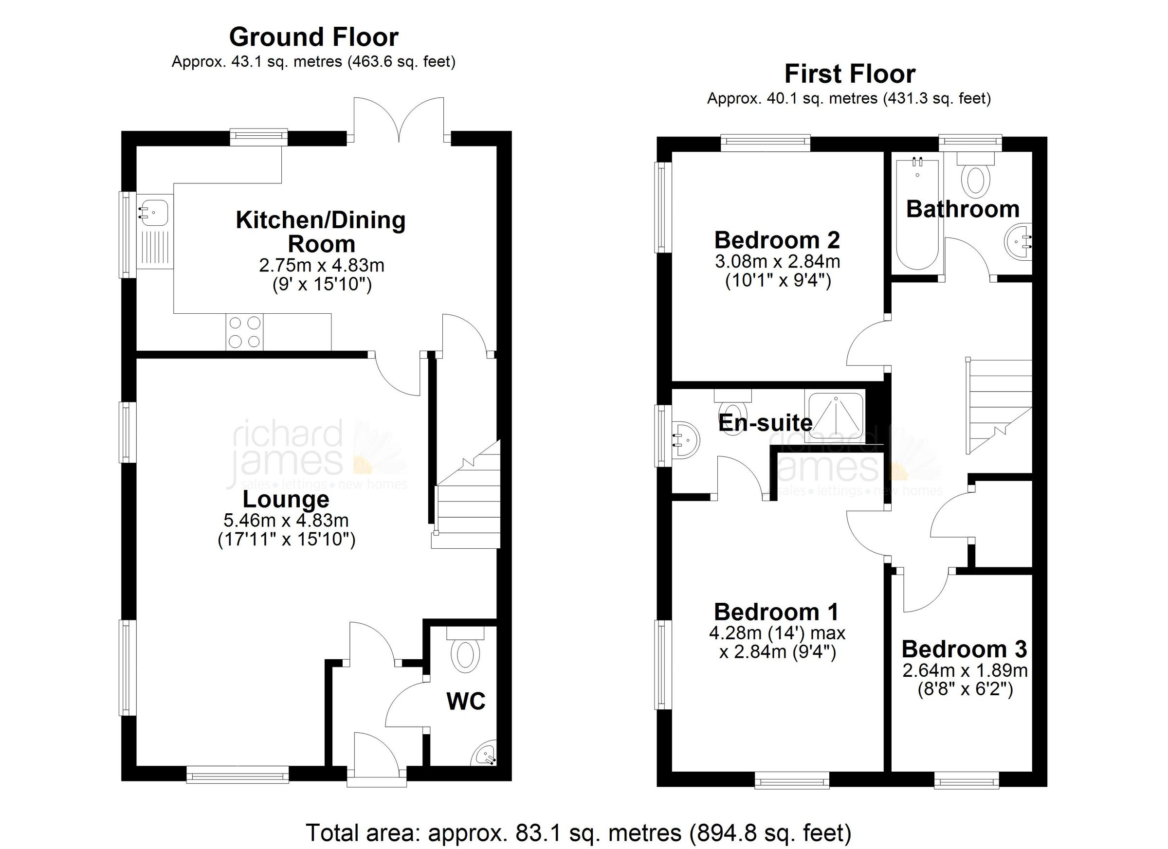 3 bed semidetached house for sale in Walkinshaw Road, Moredon, Swindon