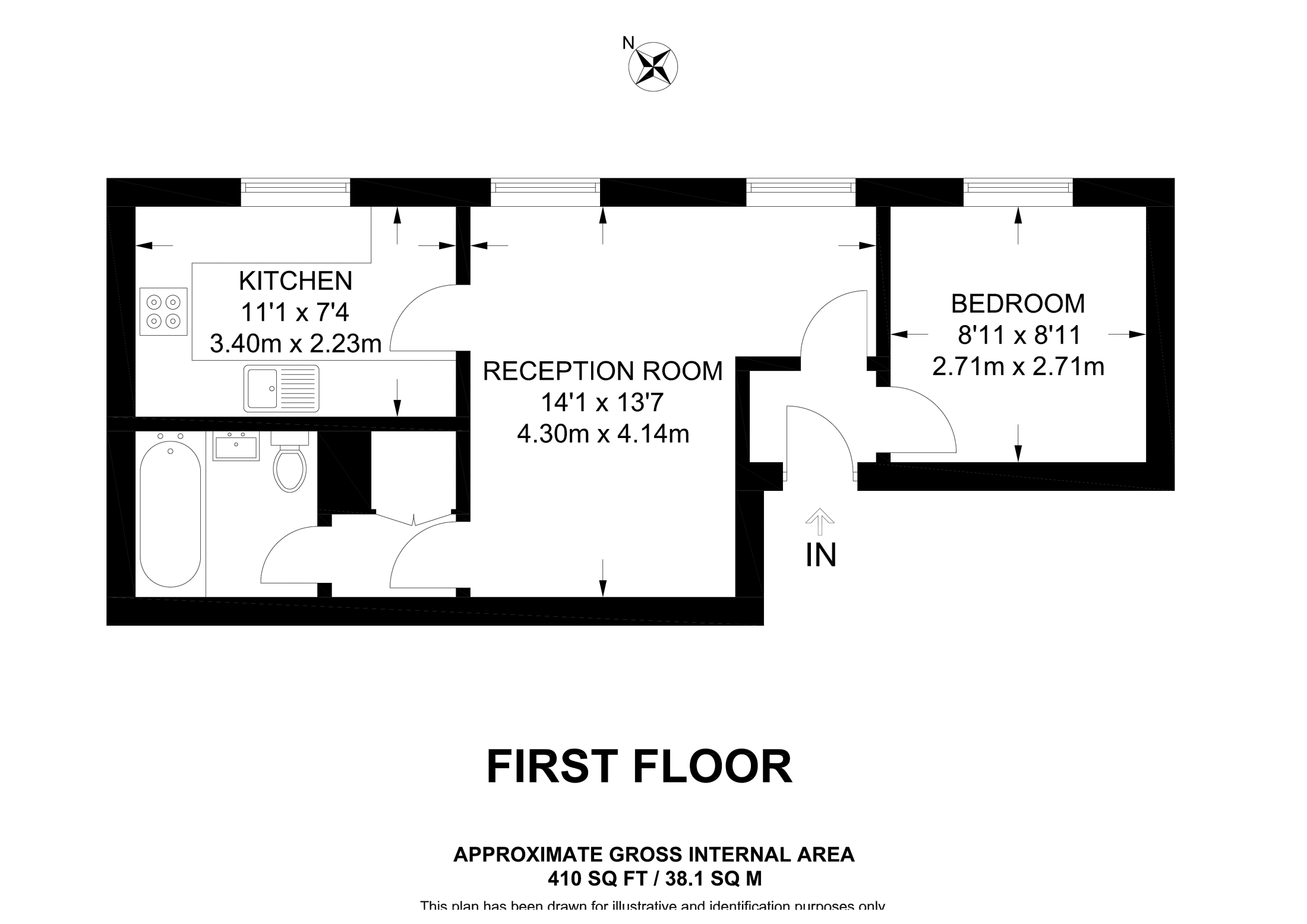 1 bed flat to rent in Horsenden Lane North, Perivale, Greenford UB6