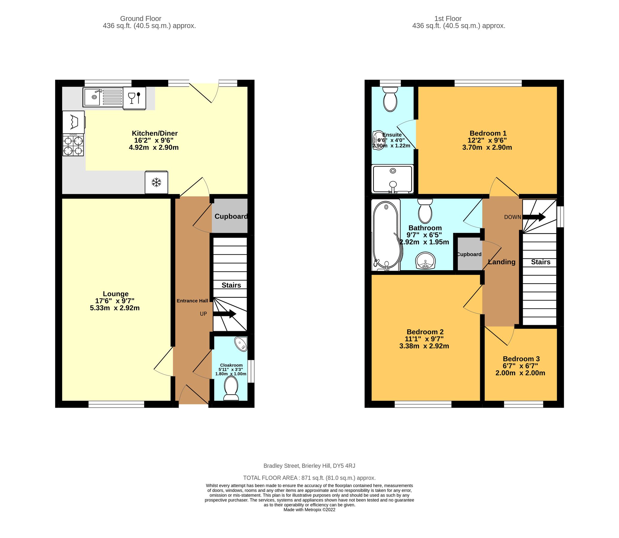 3 bed semidetached house for sale in Bradley Street,