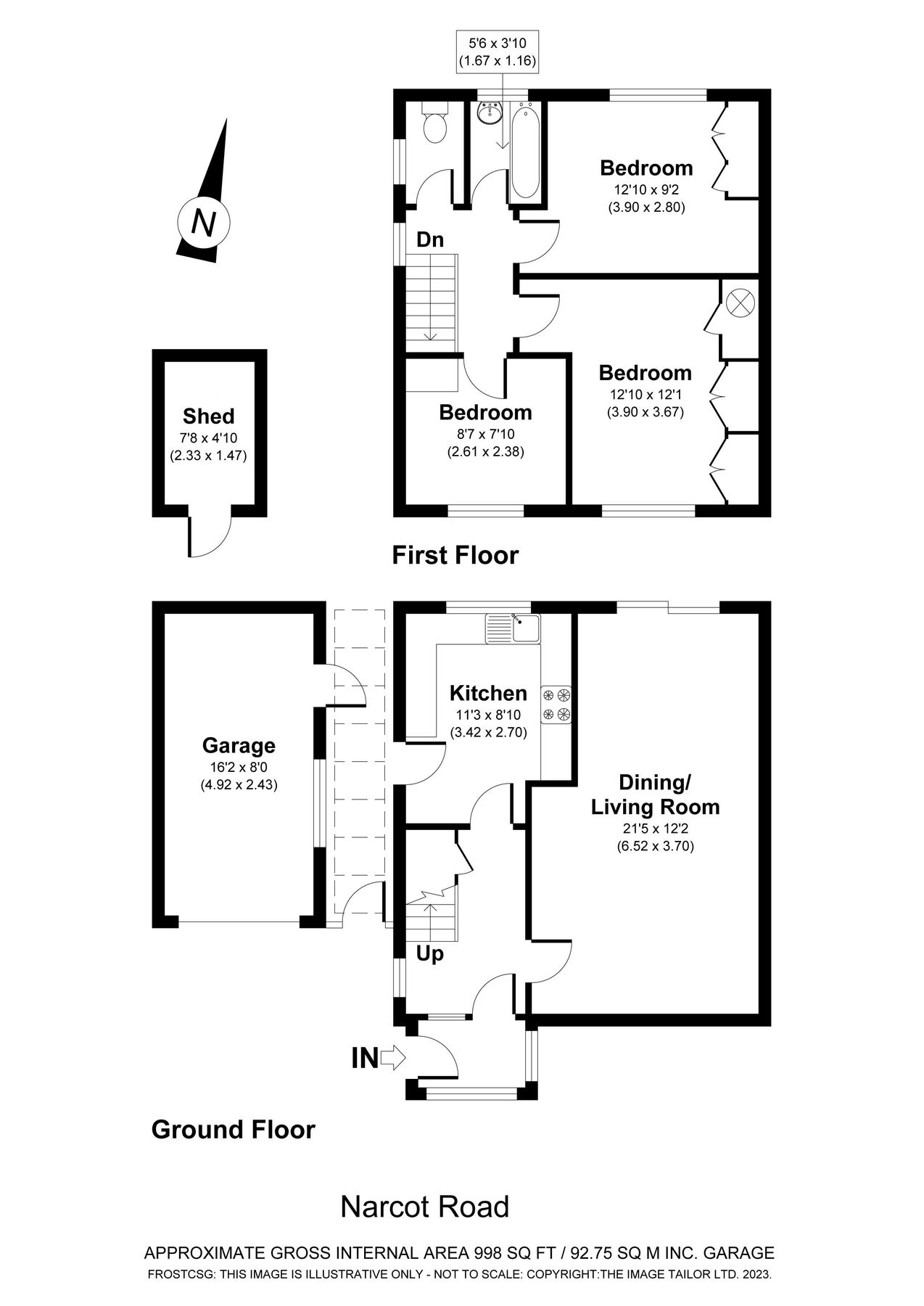 3 bed semidetached house for sale in Narcot Road, Chalfont St. Giles