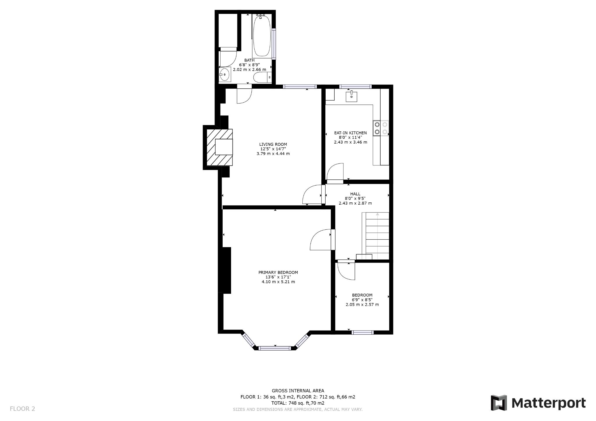 2 bed flat for sale in Gordon Road, South Shields, Tyne And Wear NE34