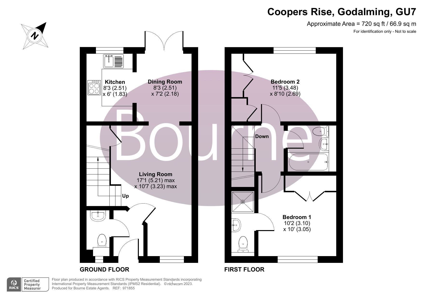 2 Bed Terraced House For Sale In Coopers Rise Godalming Surrey GU7 2-bed-terraced-house-for-sale-in-coopers-rise-godalming-surrey-gu7