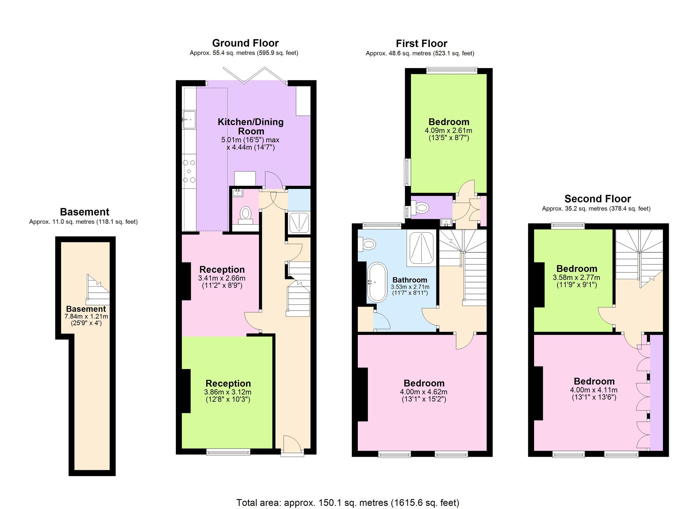 4 bed terraced house for sale in Quentin Road, Blackheath, London SE13