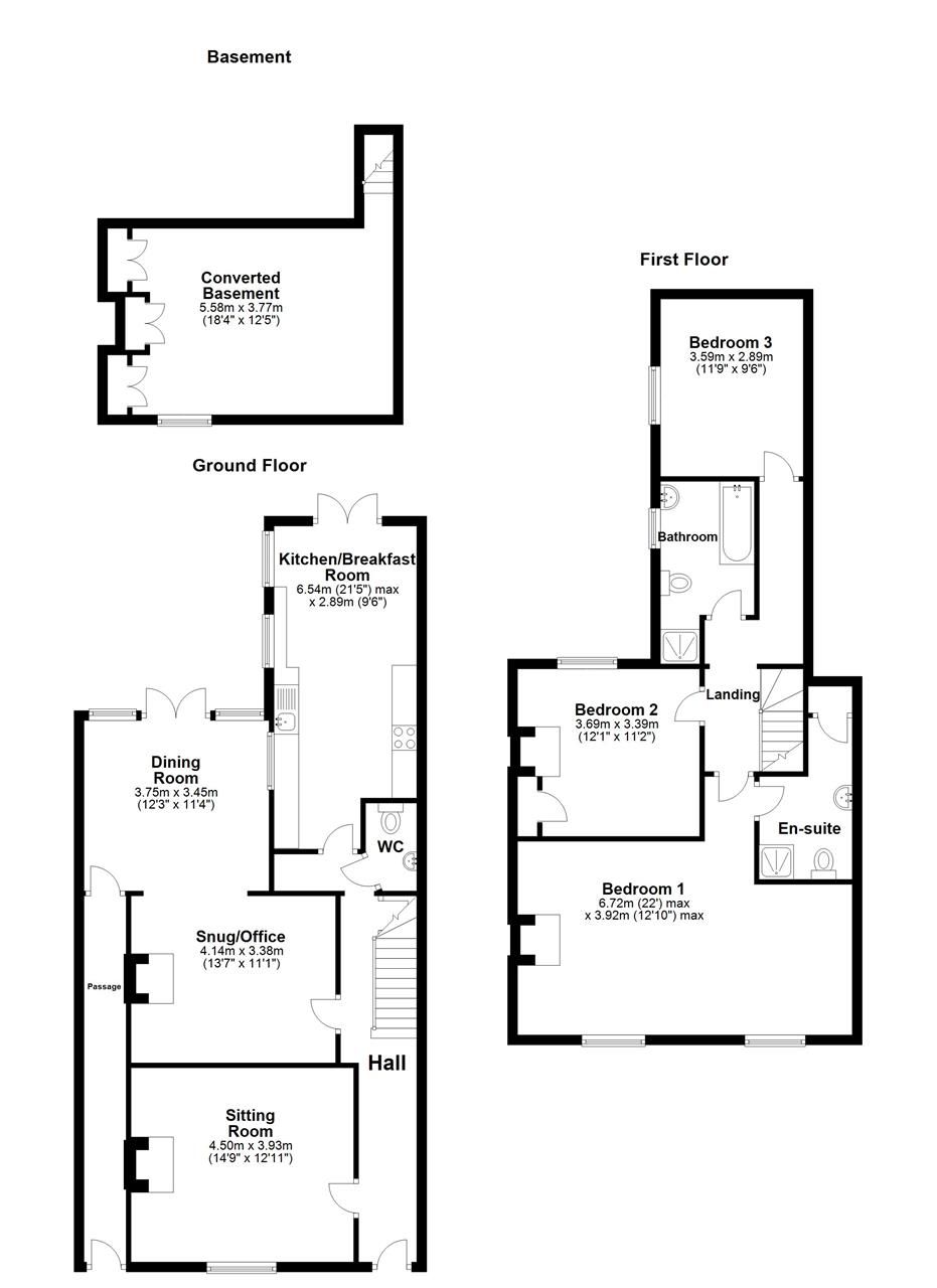 3 bed terraced house for sale in Berners Street, Ipswich, Suffolk IP1 Zoopla