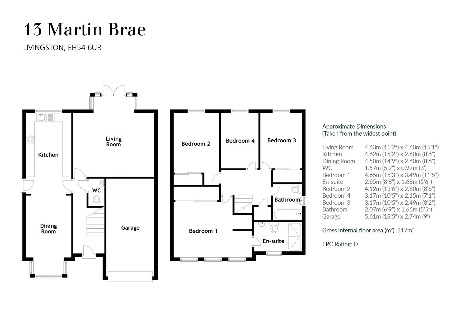 4 bed detached house for sale in Martin Brae, Livingston EH54 Zoopla