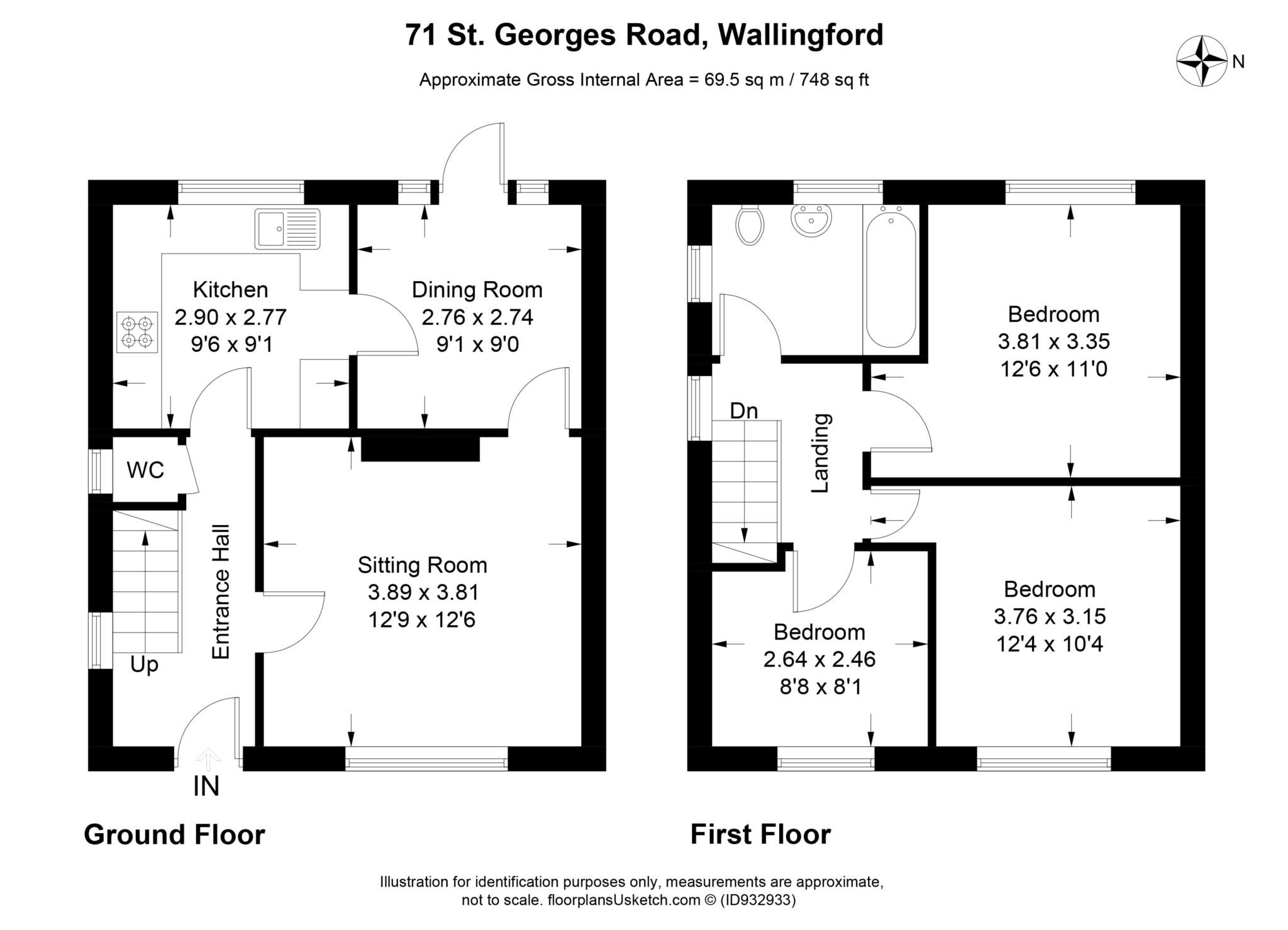 3 bed semidetached house for sale in St. Road, Wallingford