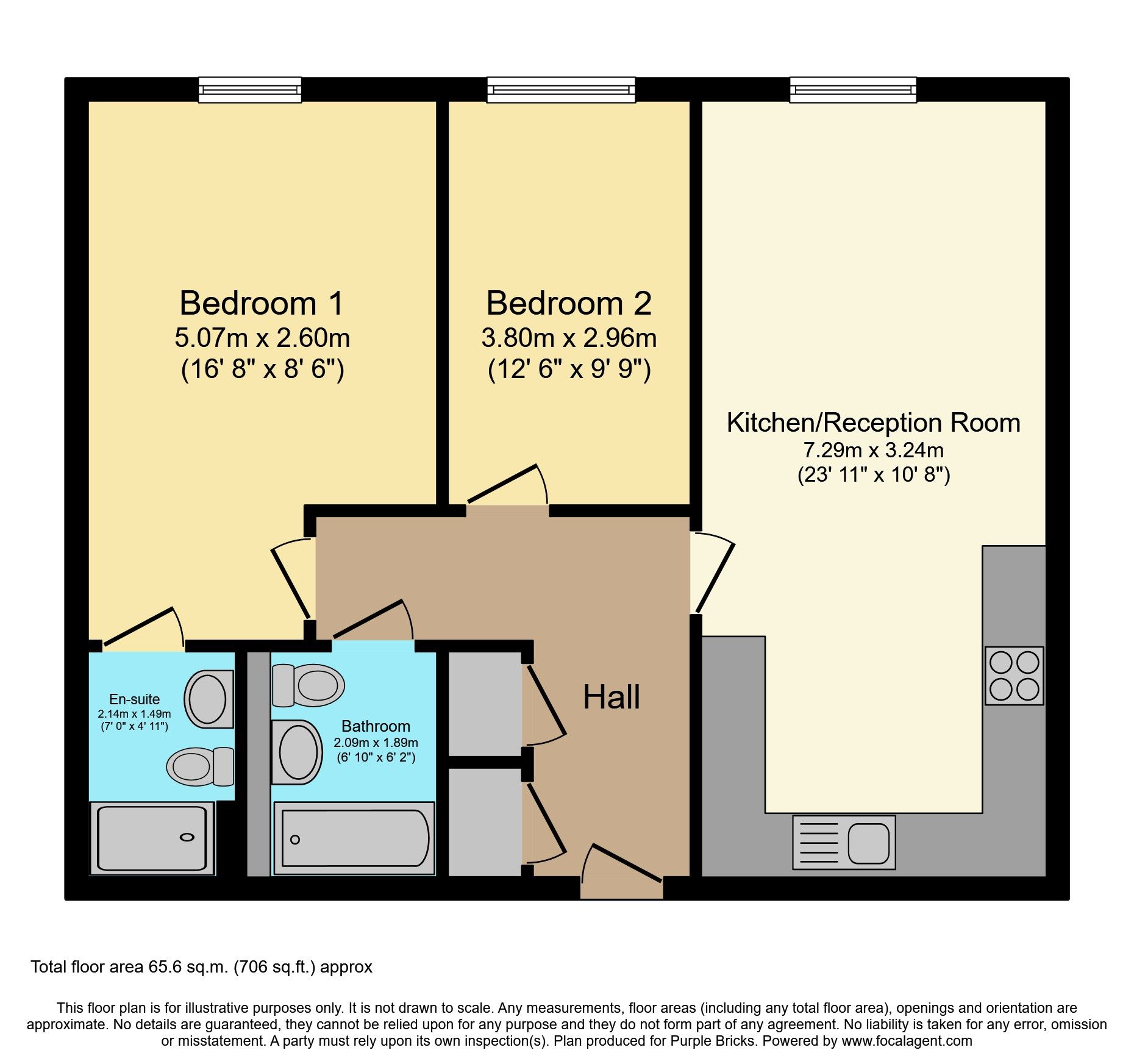 2 bed flat for sale in Talbot Close, Mitcham CR4 Zoopla