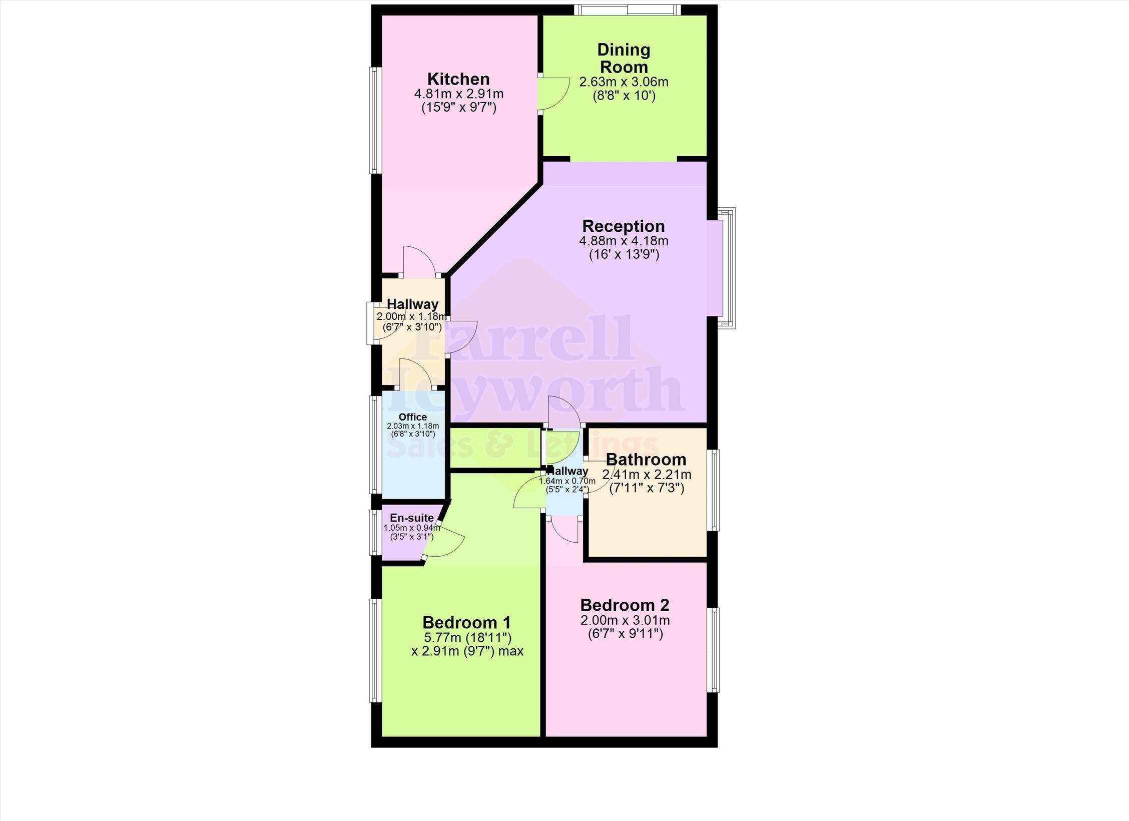 2 bed bungalow for sale in Stud Farm Park Homes, Heaton With Oxcliffe