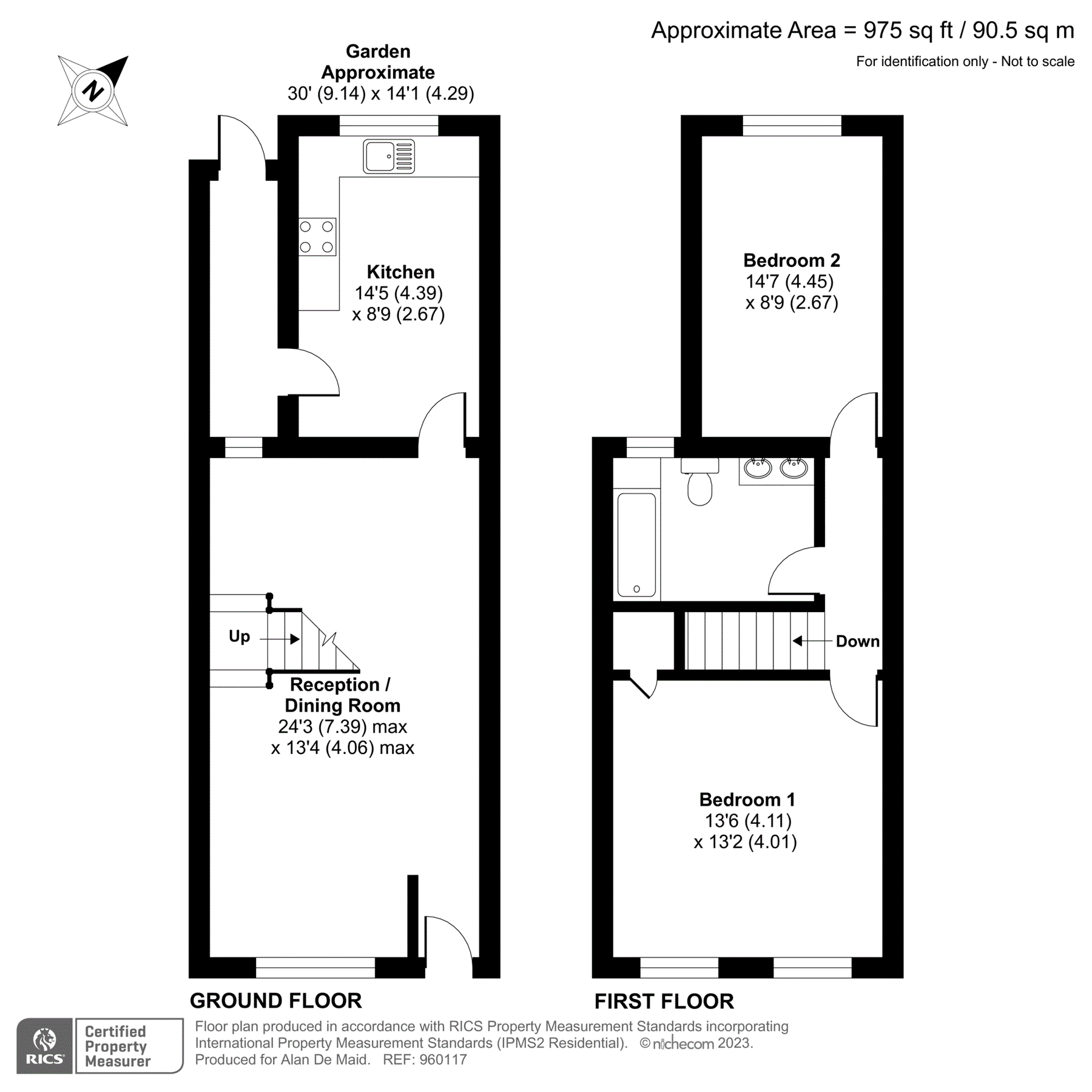 2 bed terraced house for sale in Devonshire Square, Bromley BR2 Zoopla