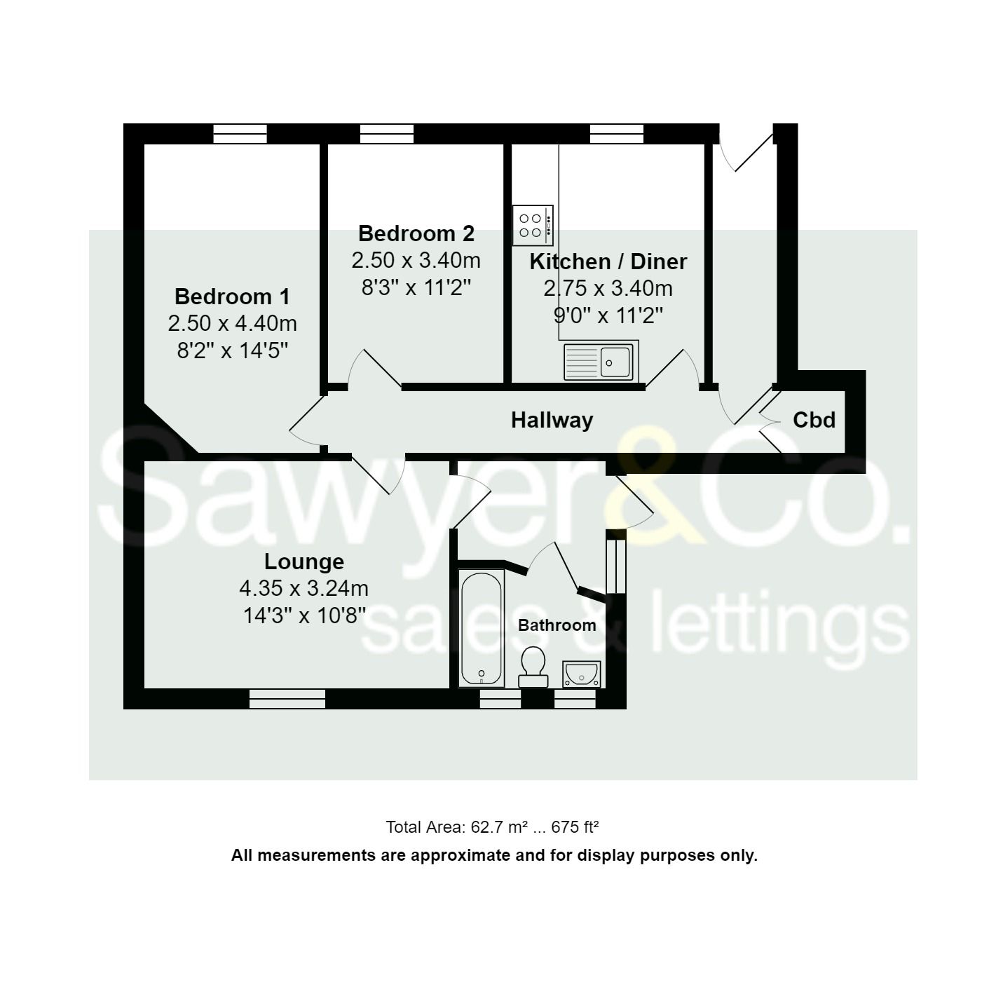 2 bed flat to rent in Brigden Street, Brighton, East Sussex BN1 Zoopla