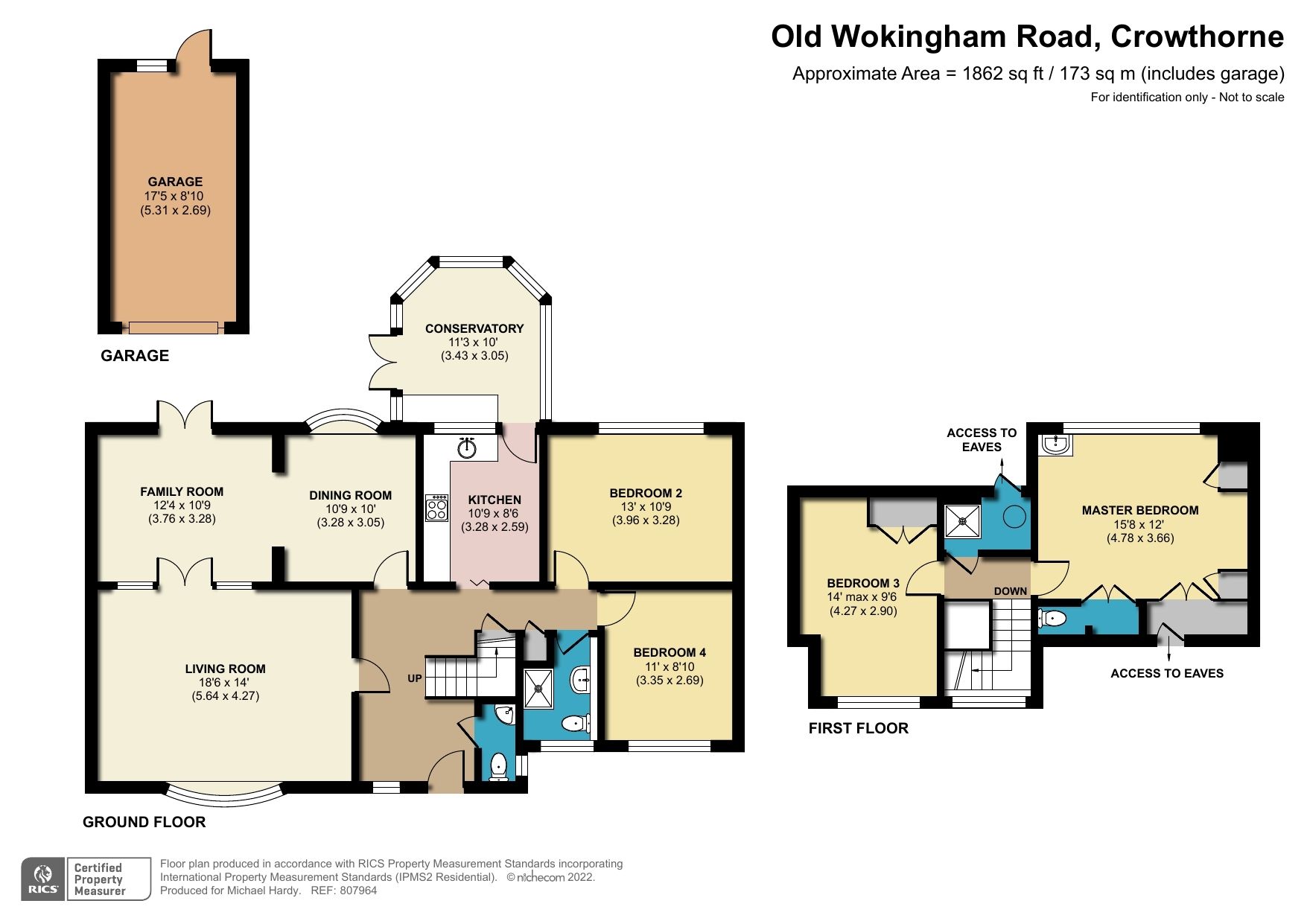 4 bed semidetached house to rent in Old Wokingham Road, Crowthorne