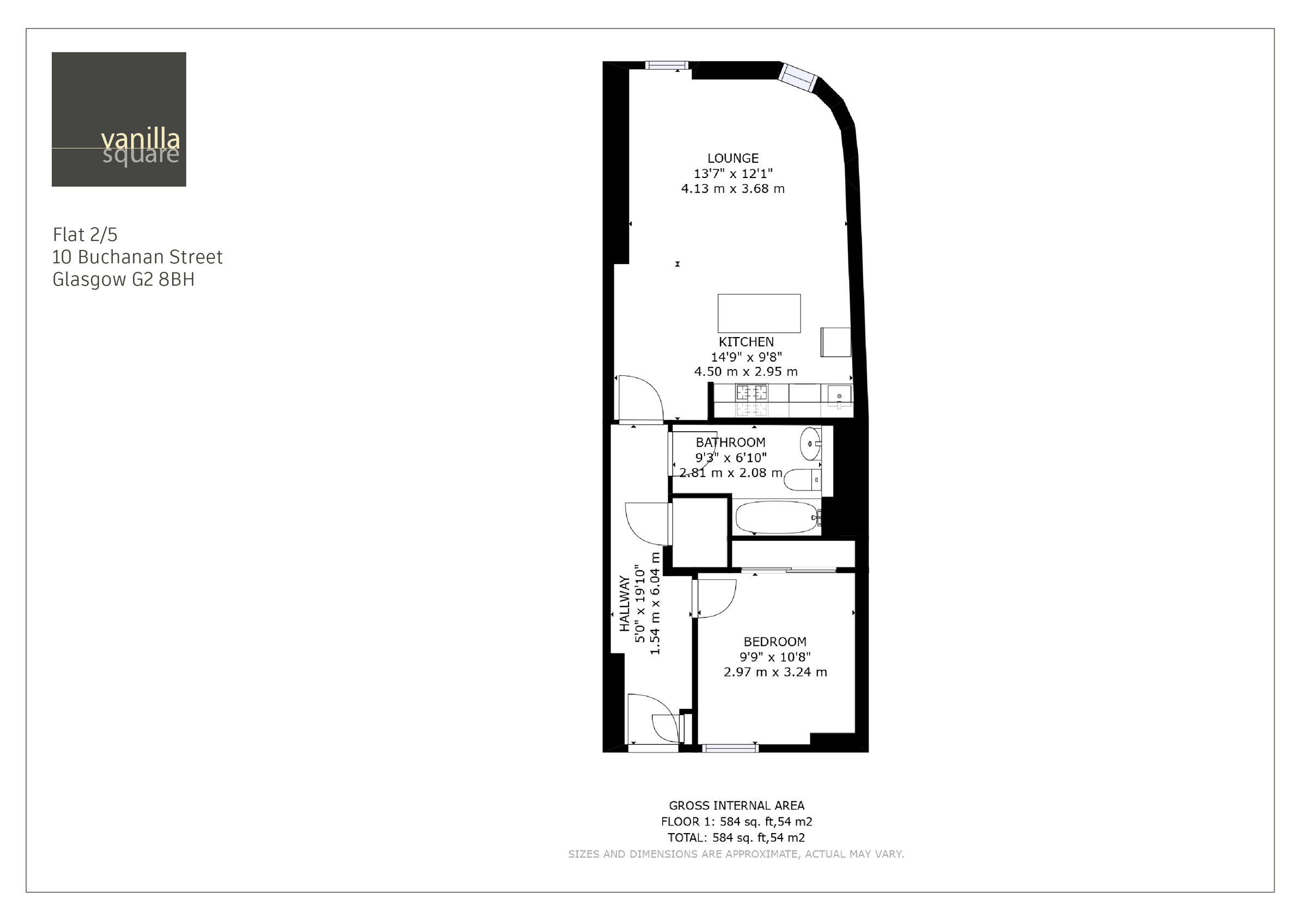 1 bed flat for sale in Buchanan Street, Glasgow G1 Zoopla