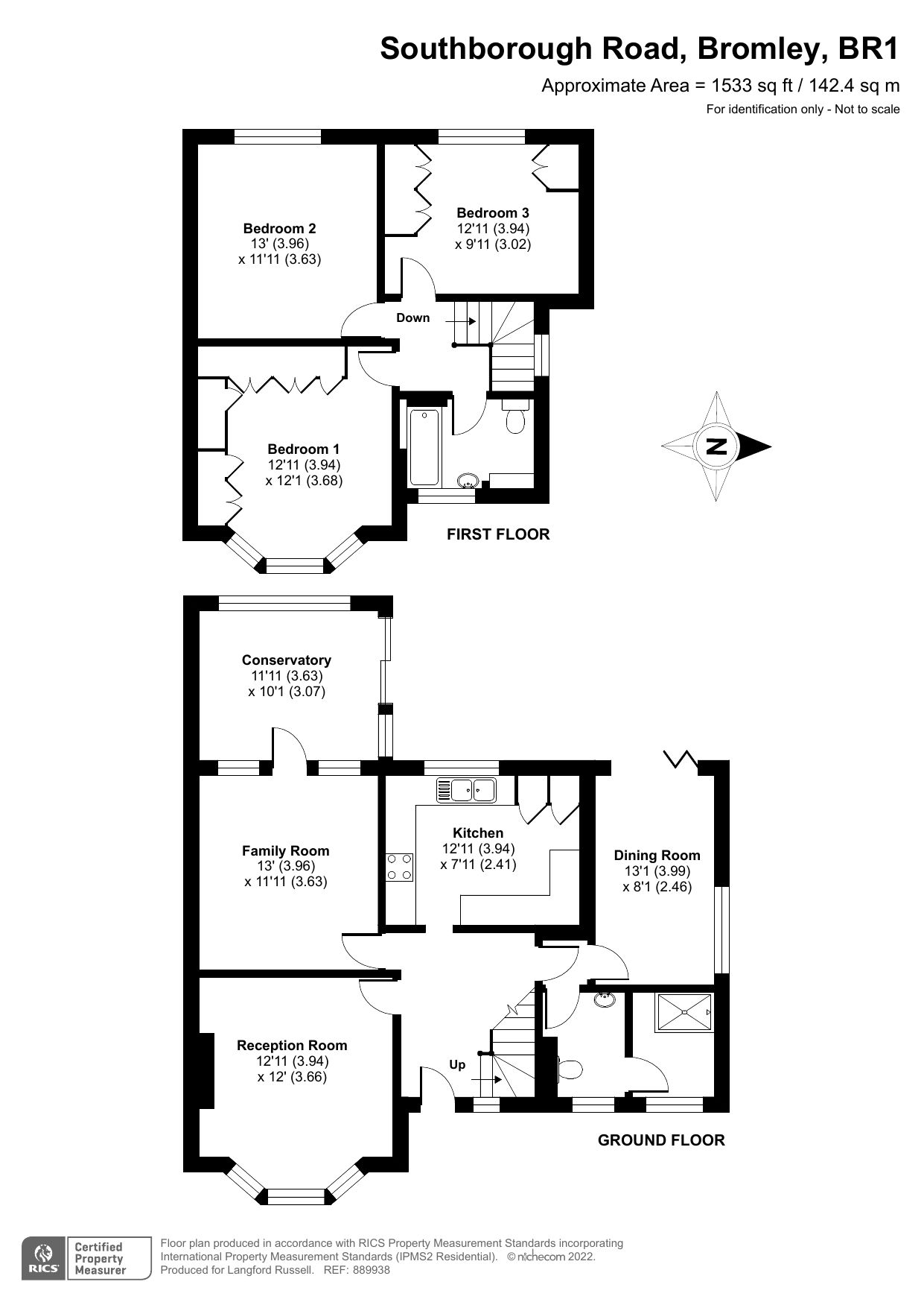 4 bed semidetached house for sale in Southborough Road, Bickley