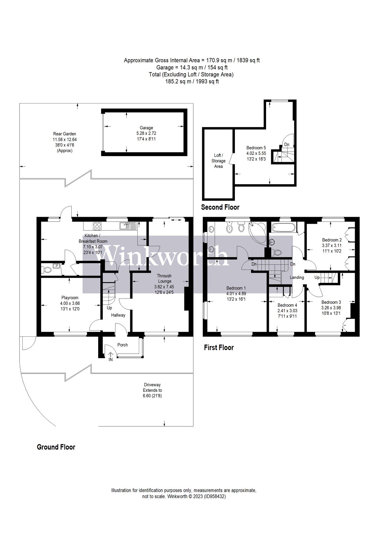 4 bed semidetached house for sale in Bullhead Road, Borehamwood