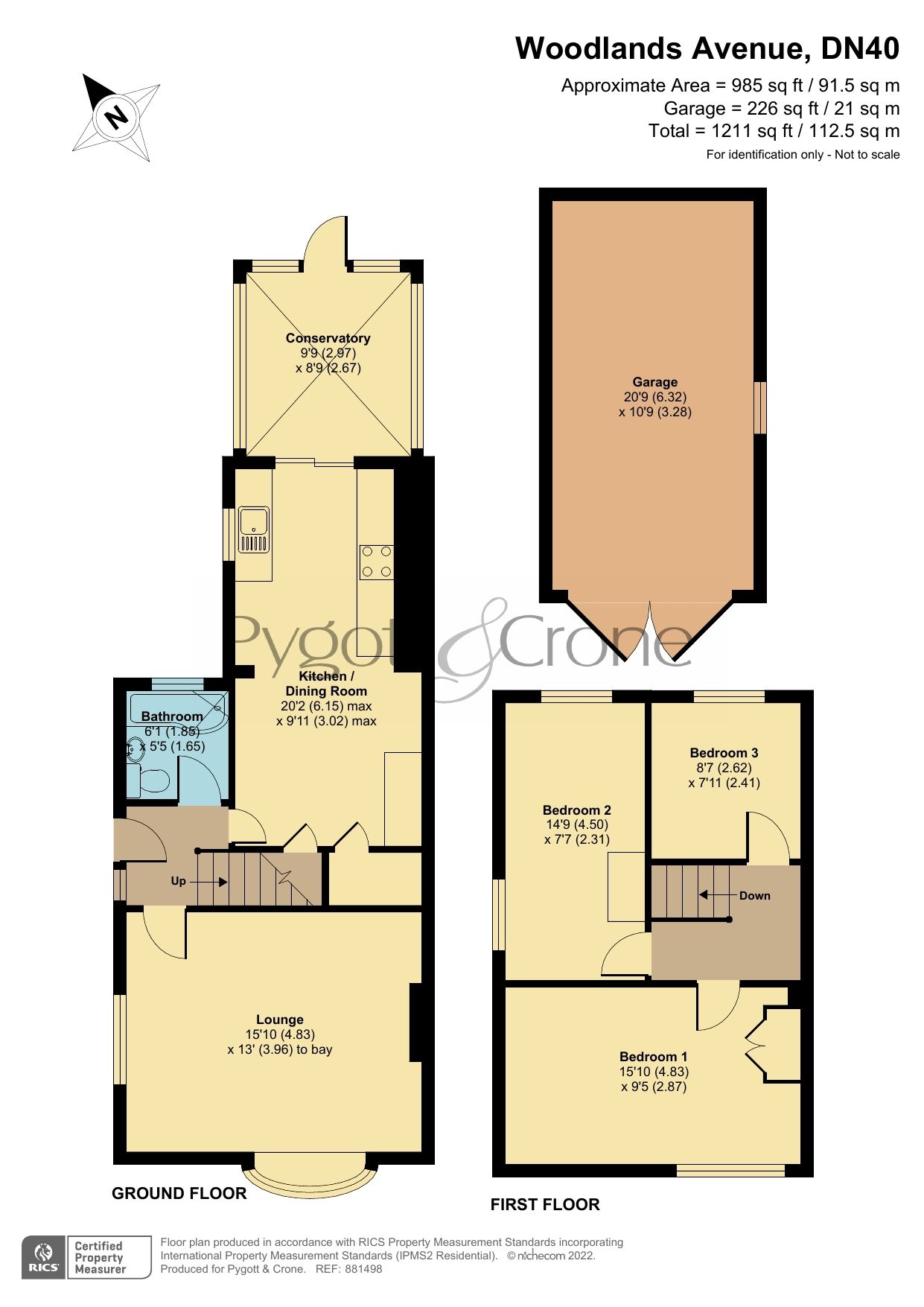 3 bed semidetached house for sale in Woodlands Avenue, Immingham DN40