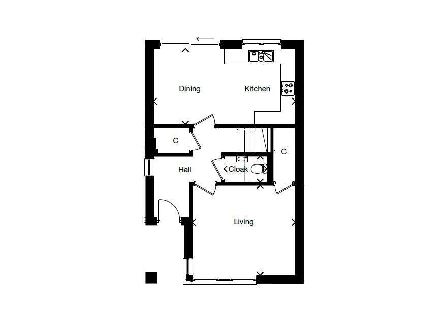 New home, 3 bed detached house for sale in Greenan Views, Cumbrae Drive