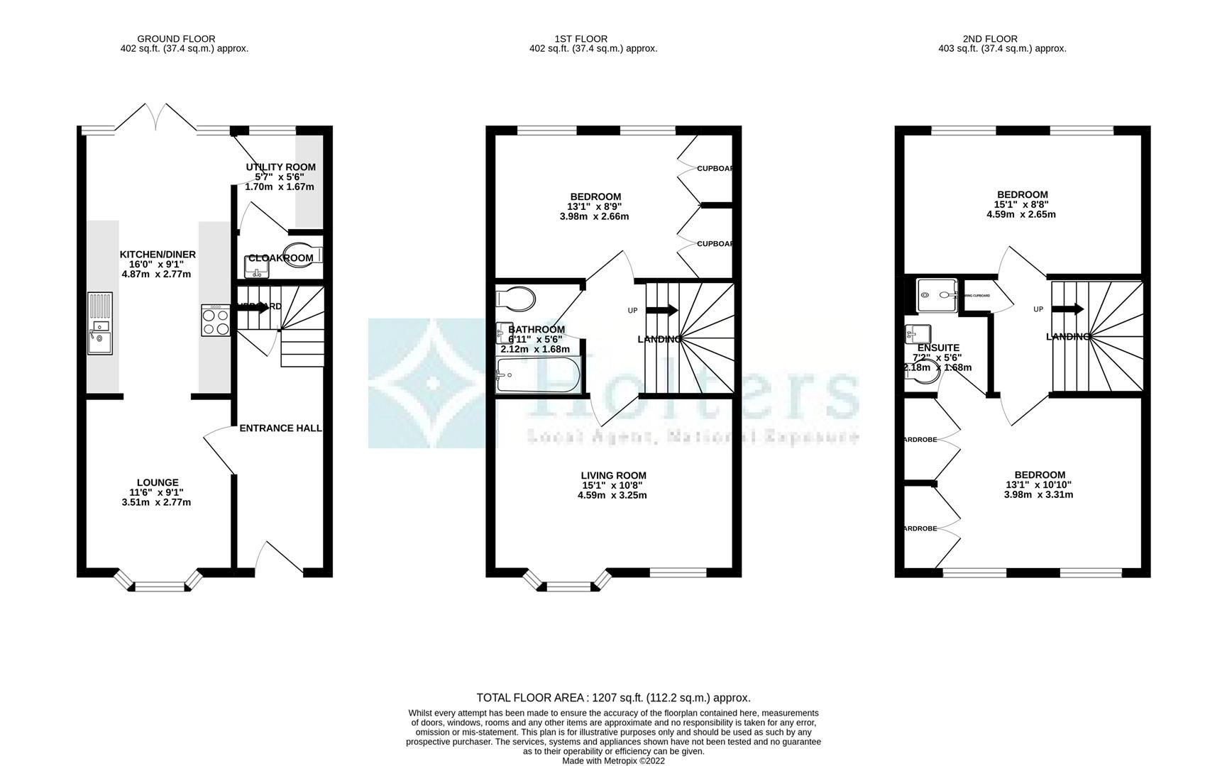 3 bed terraced house for sale in Dahn Drive, Ludlow SY8 Zoopla