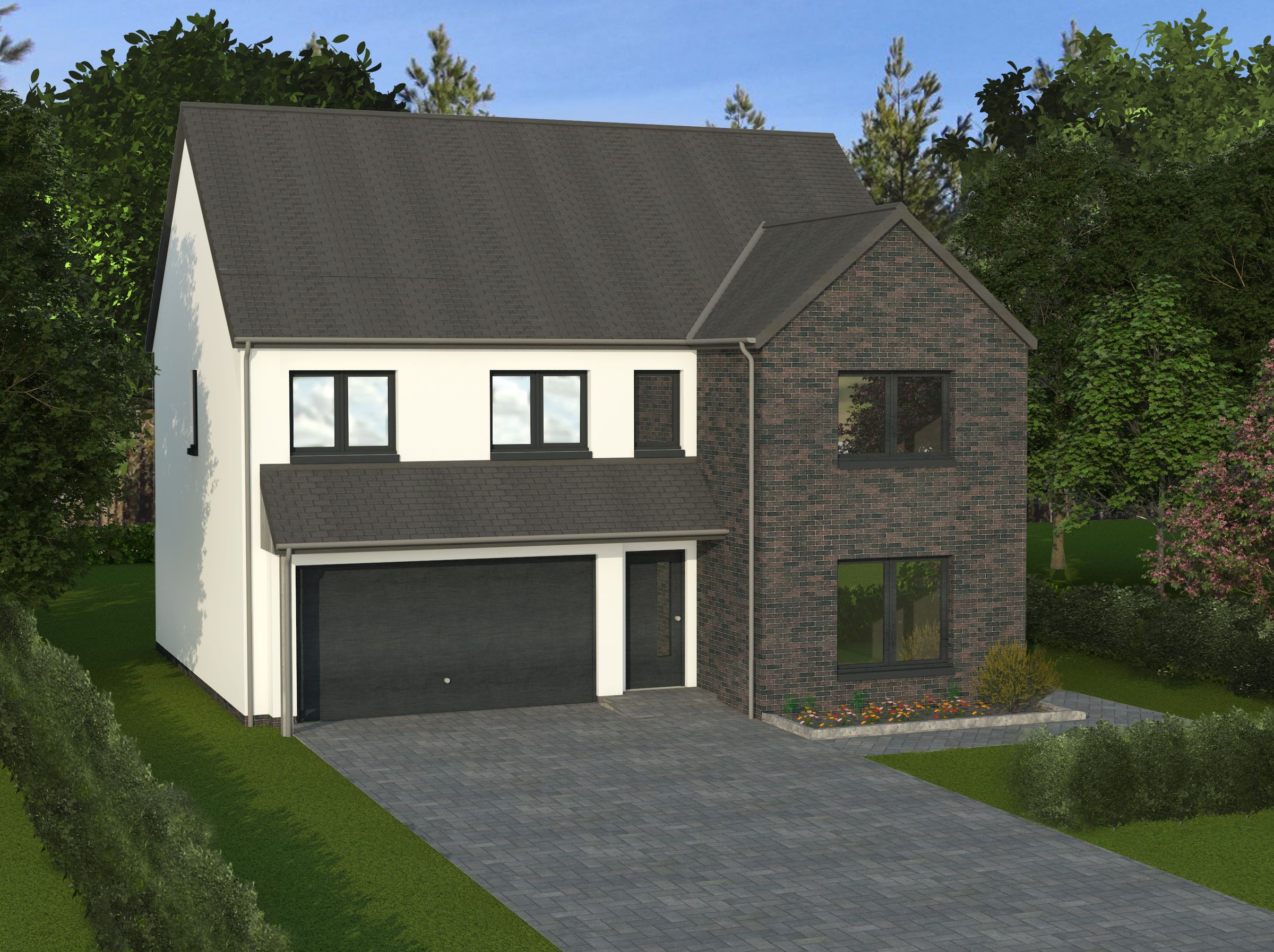 New home, 5 bed detached house for sale in 6, The Woods, Hillside