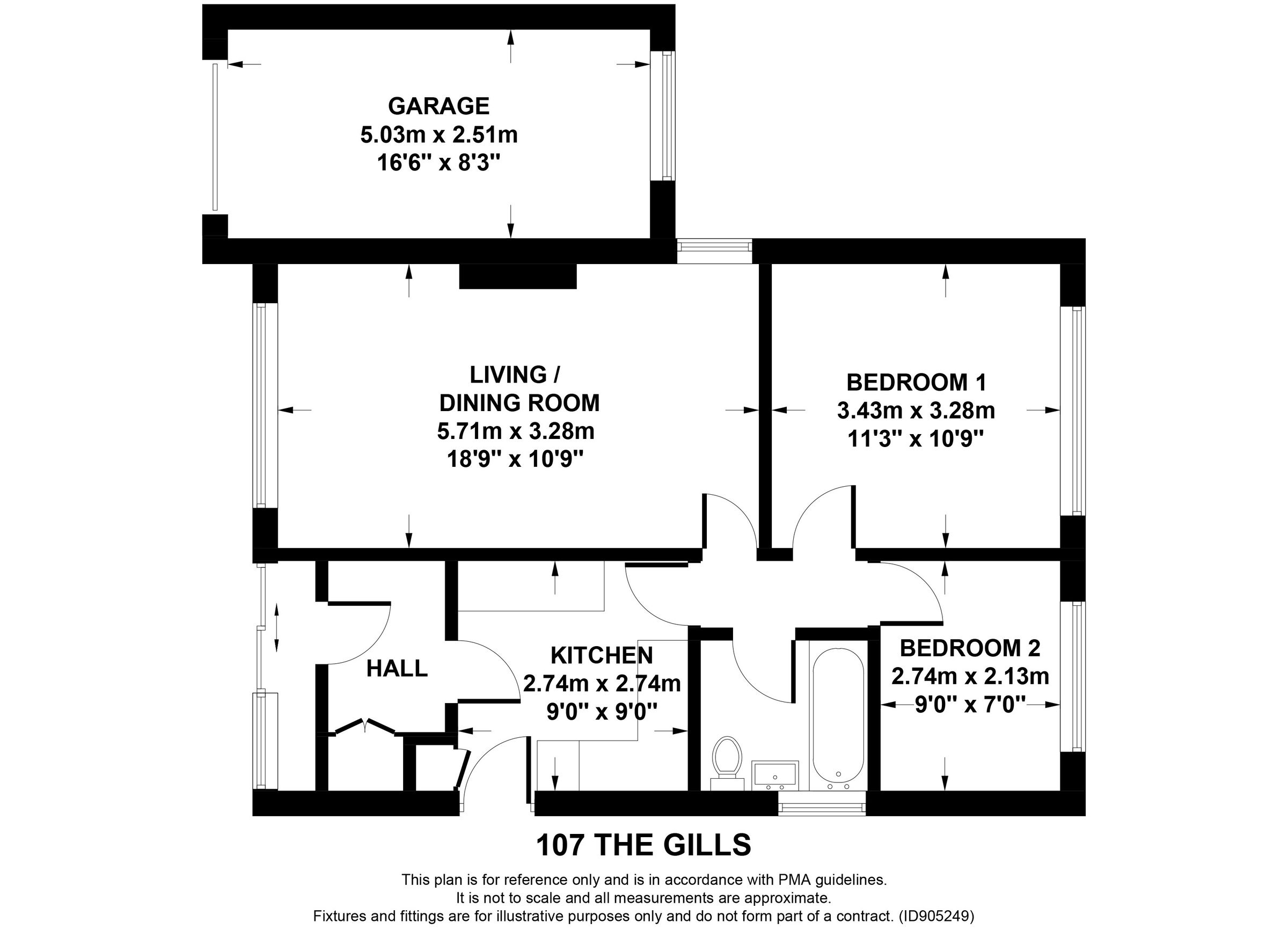 2 bed bungalow for sale in The Gills, Otley, West Yorkshire LS21 Zoopla