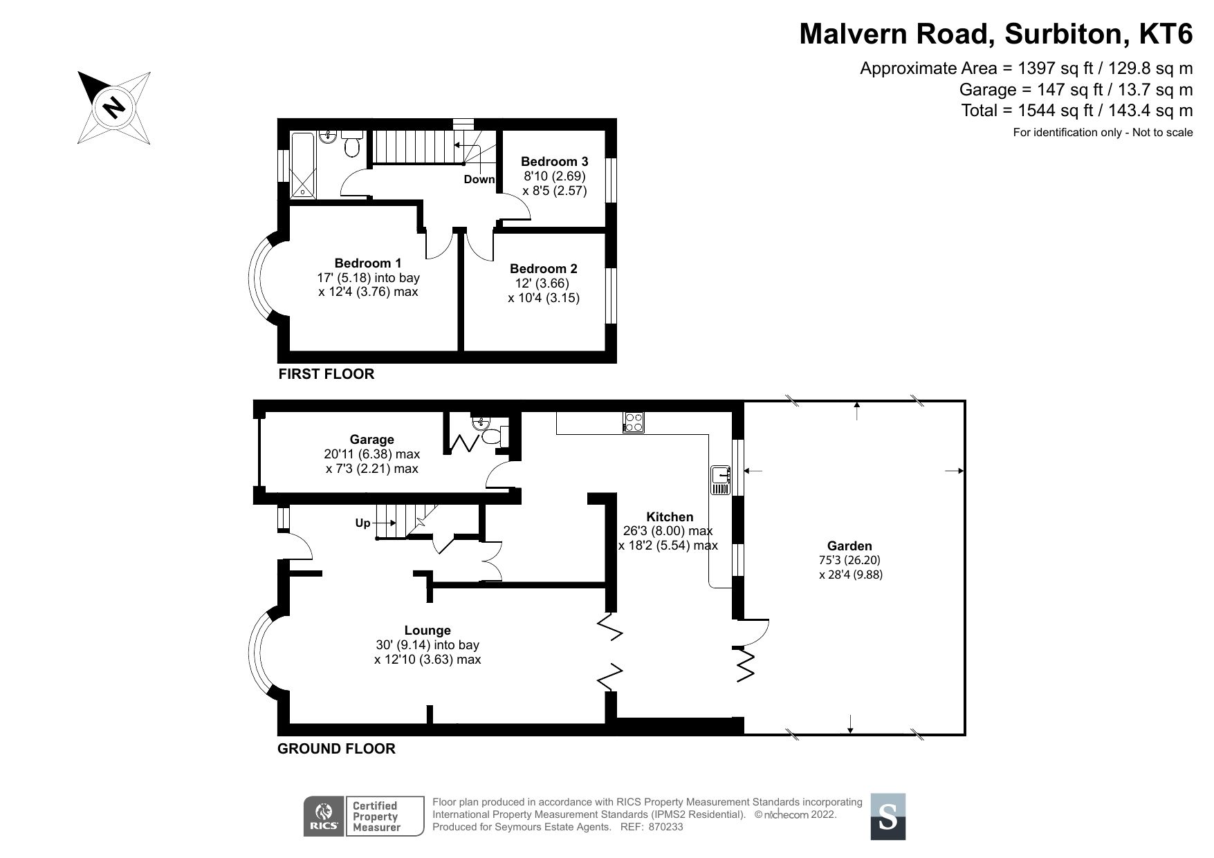 3 bed semidetached house for sale in Malvern Road, Surbiton KT6 Zoopla