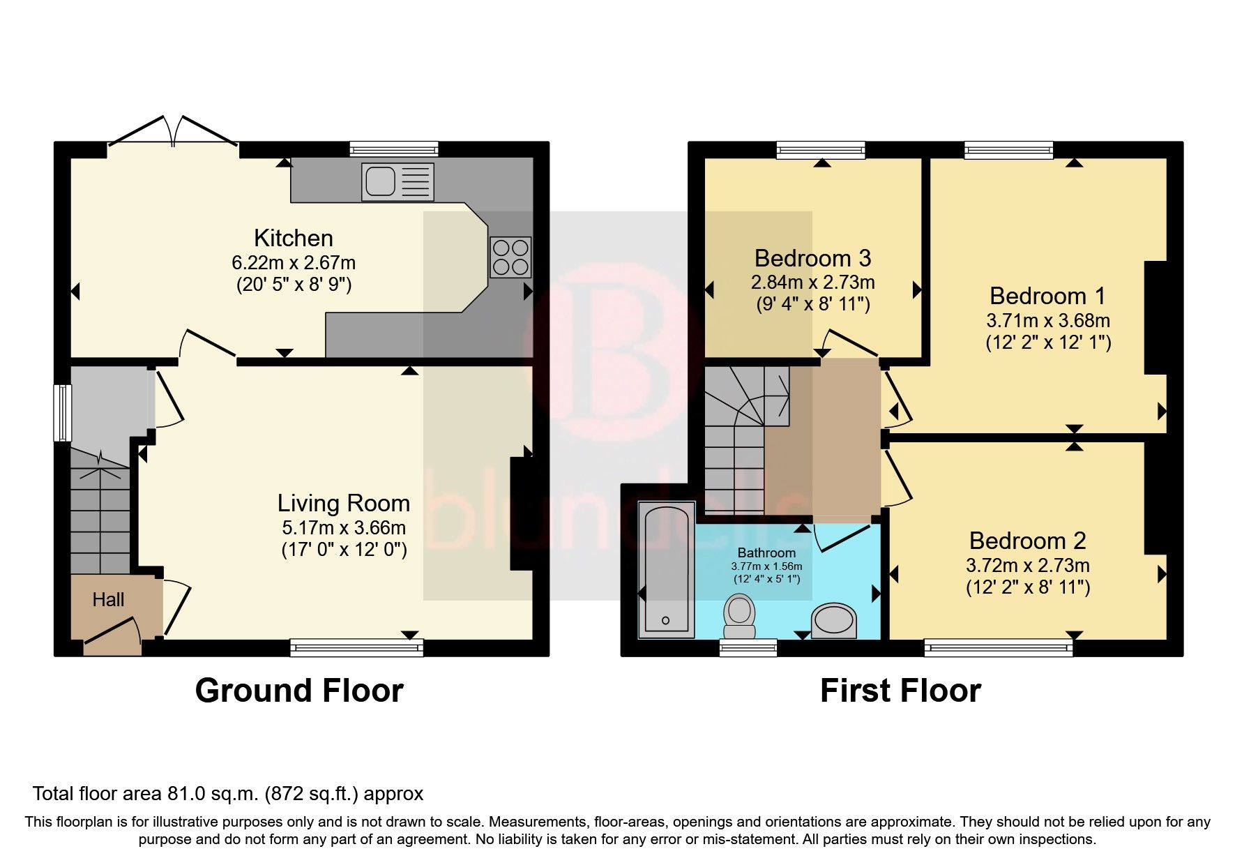 3 bed terraced house for sale in Wales Road, Kiveton Park, Sheffield