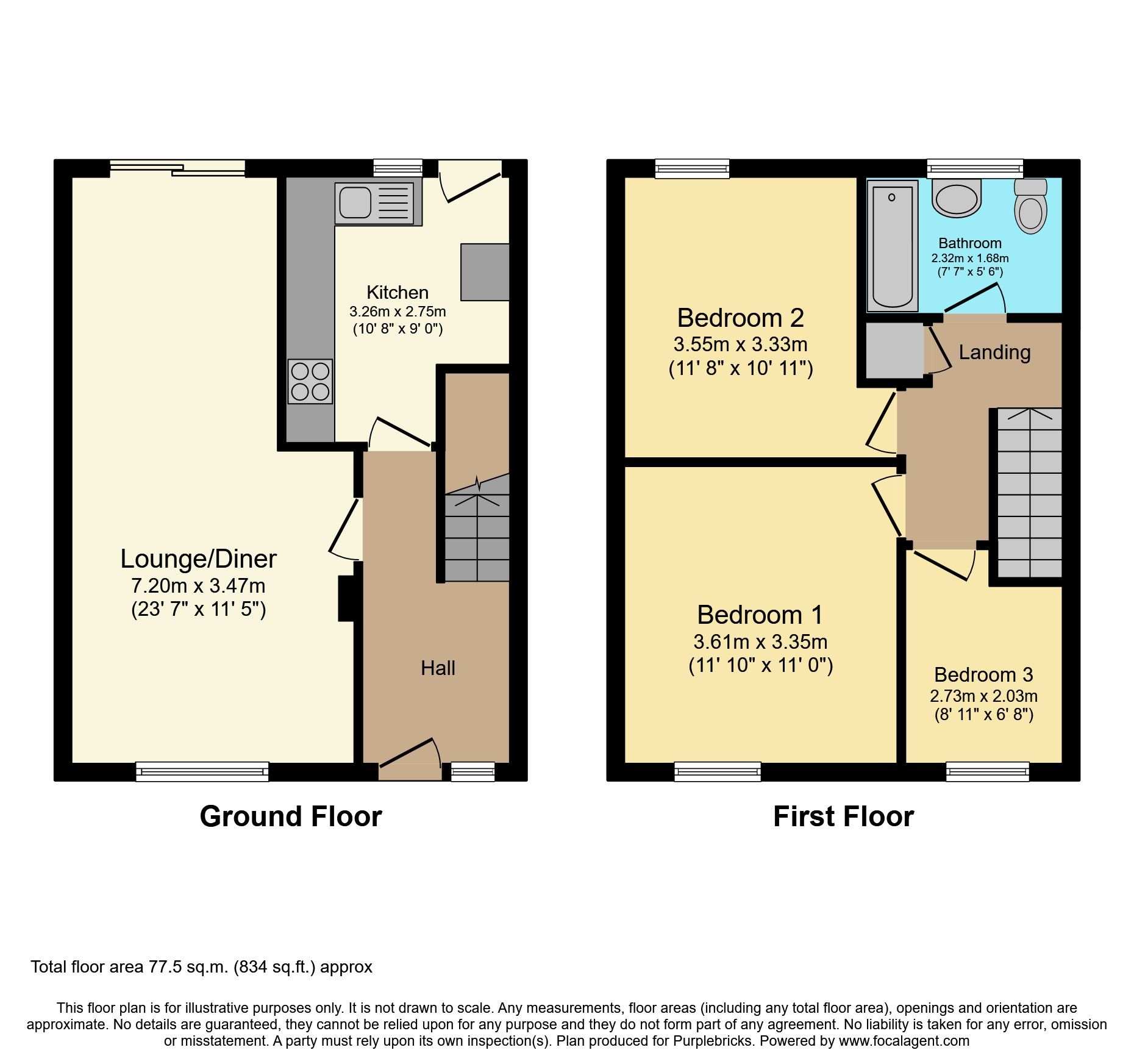 3 bed terraced house for sale in Trenarren View, St. Austell PL25 Zoopla