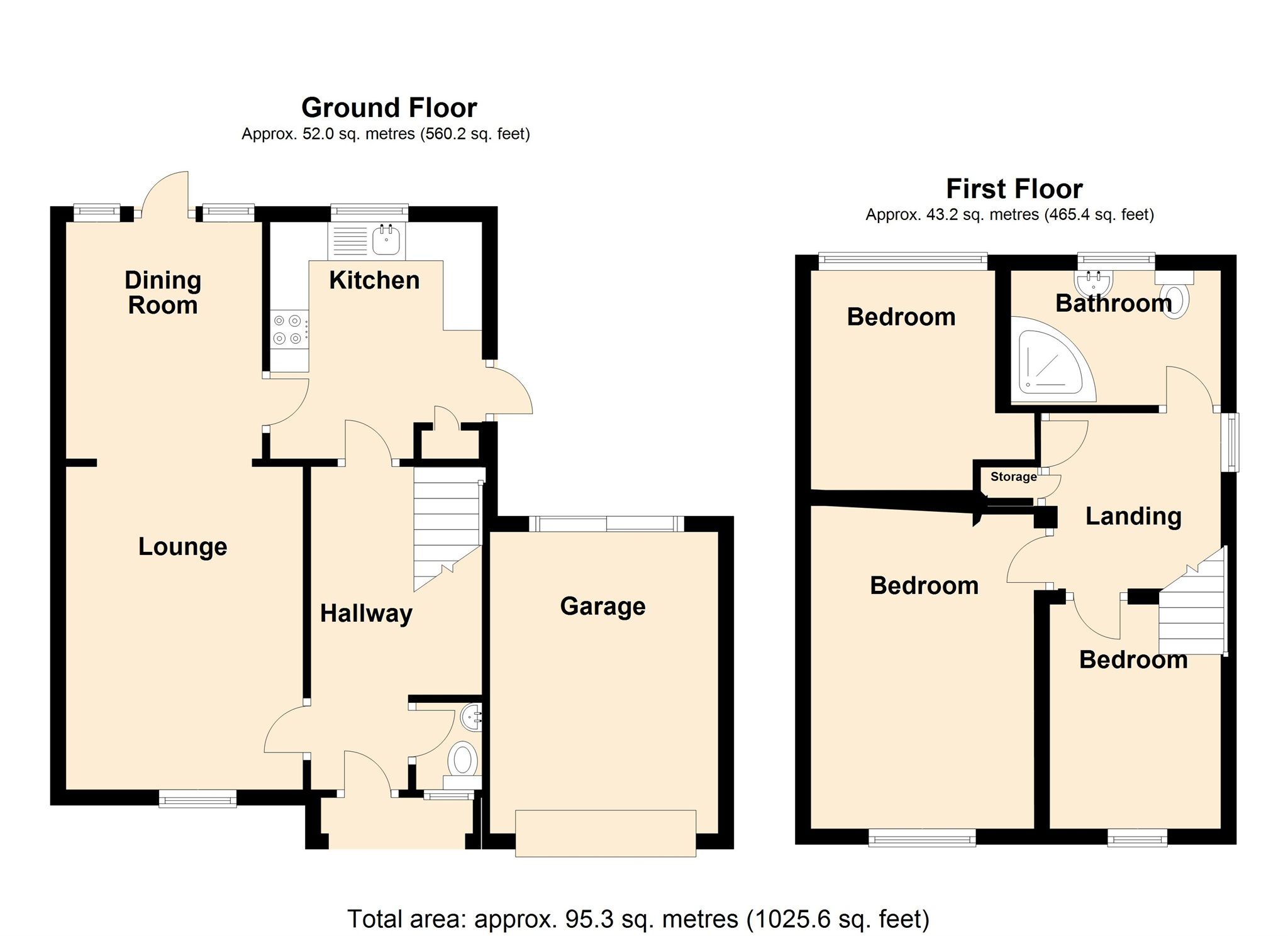 3 bed linkdetached house for sale in Orchard Park, St. Mellons