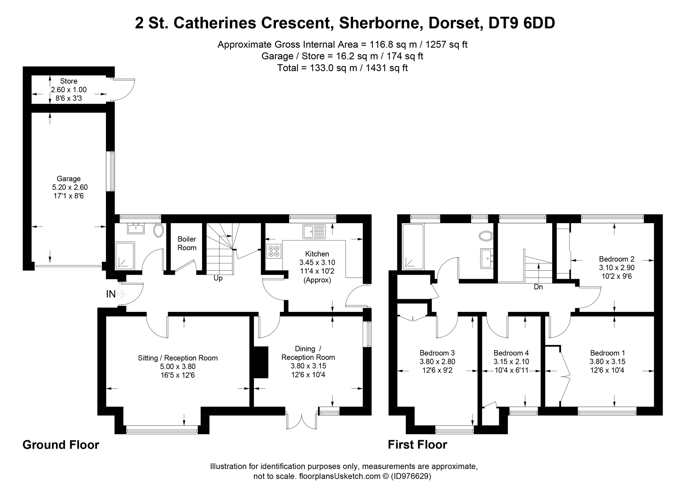 4 bed detached house for sale in St. Catherines Crescent, Sherborne DT9