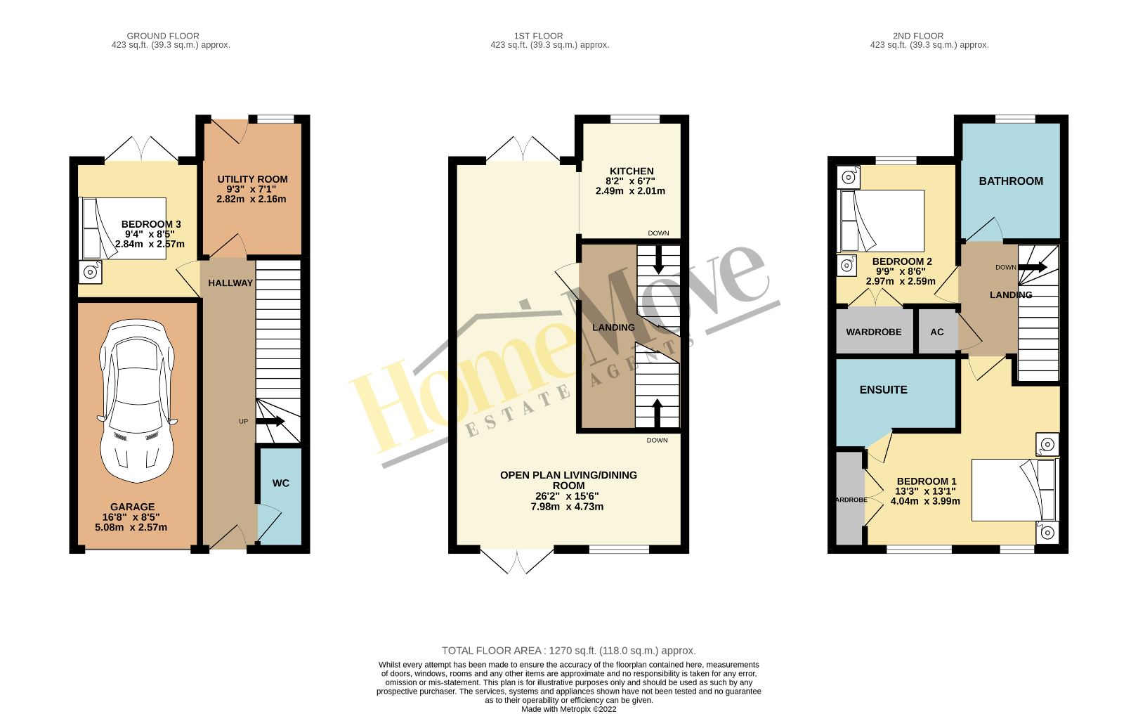 3 bed town house for sale in Davies Close, Market Harborough
