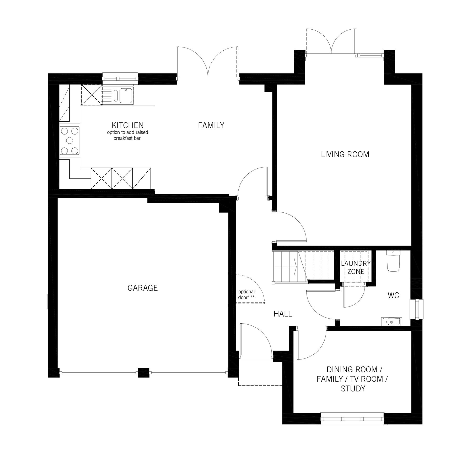 New home, 5 bed detached house for sale in "Kingsmoor II" at Church