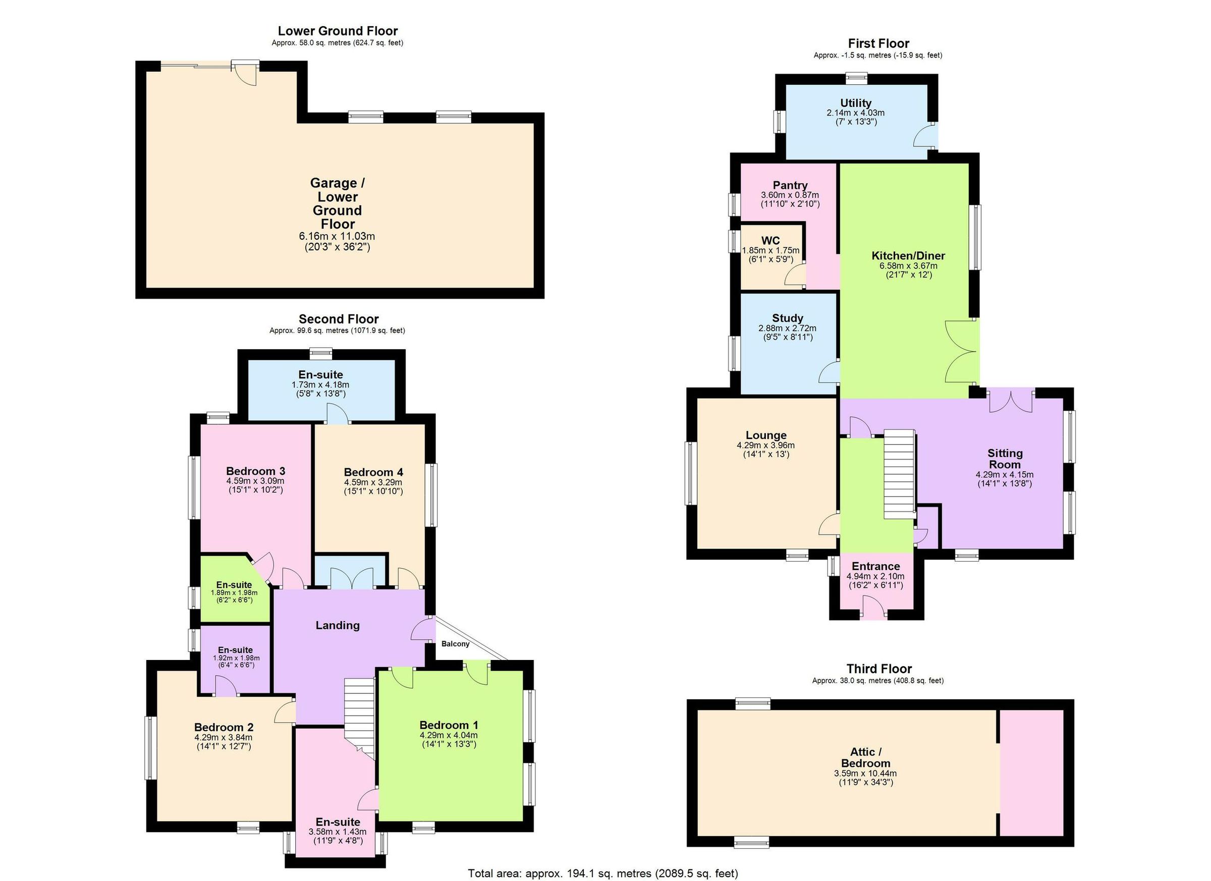 4 bed detached house for sale in Canol Y Bryn, Rhos Y Garth, Llanilar