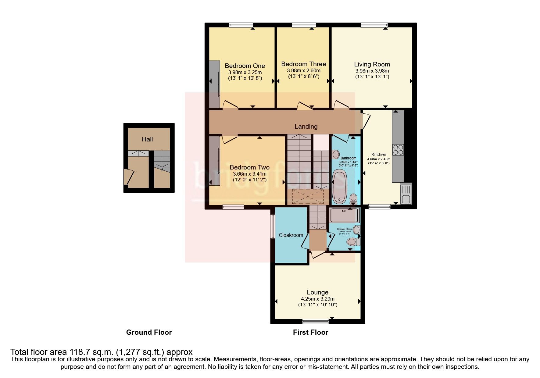 3 bed flat for sale in Cavendish Villas, Broad Walk, Buxton, Derbyshire