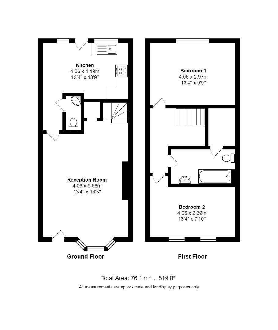 2 bed terraced house for sale in Manor House Walk, Burneston, Bedale