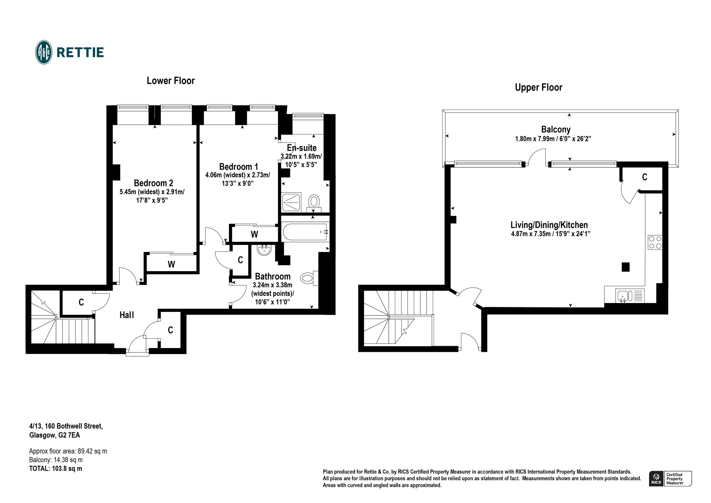 2 bed flat for sale in Bothwell Street, Glasgow G2 Zoopla