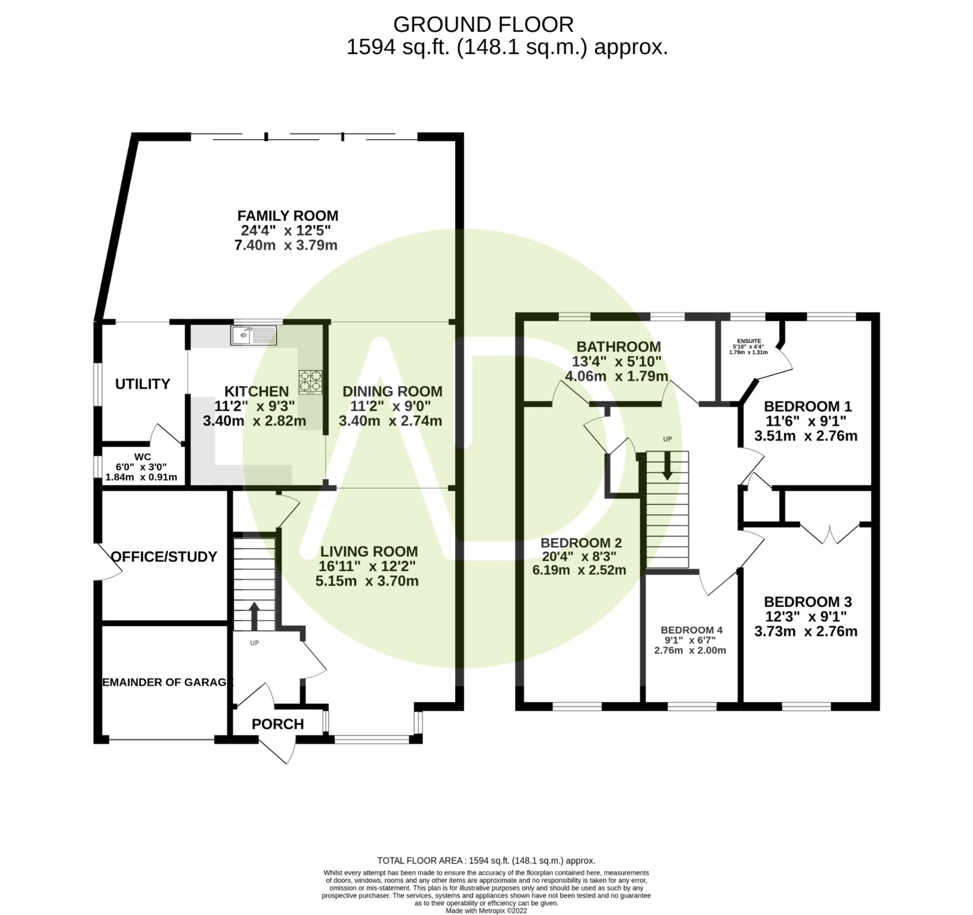 4 bed detached house for sale in Canons Gate, Cheshunt, Waltham Cross