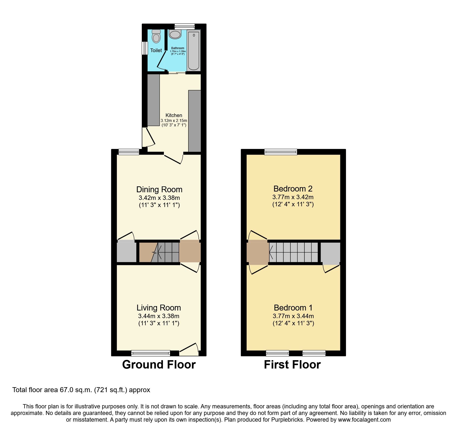 2 bed terraced house for sale in St. Peters Road, Luton LU1 Zoopla