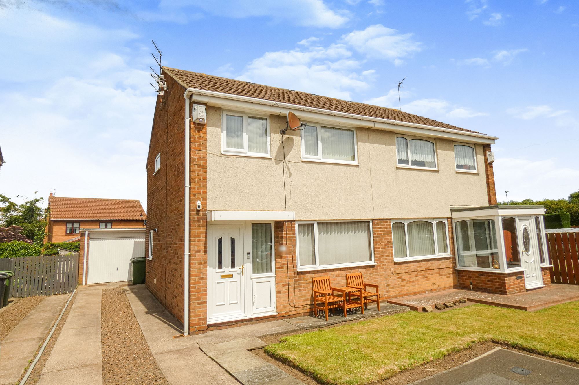 3 bed semidetached house for sale in Barnston, Ashington NE63 Zoopla