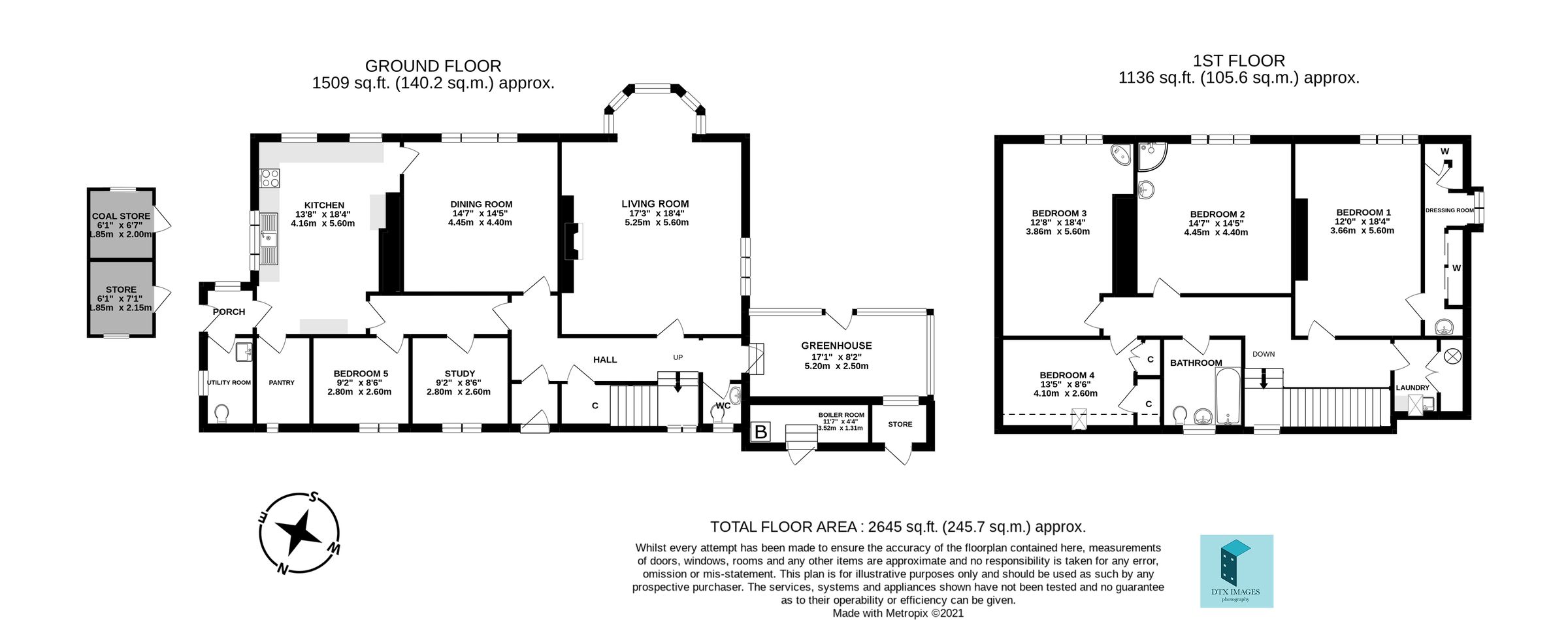 5 bed detached house for sale in Greyfriars House, Greyfriars Garden