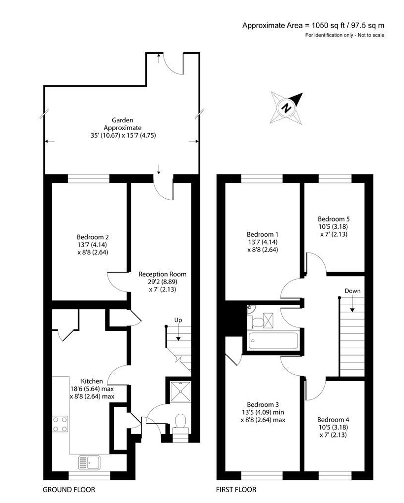 5 bed terraced house for sale in Danebury Avenue, Putney, London SW15