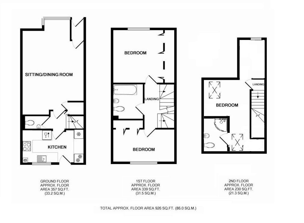 3 bed terraced house for sale in Creamery Court, Letchworth Garden City