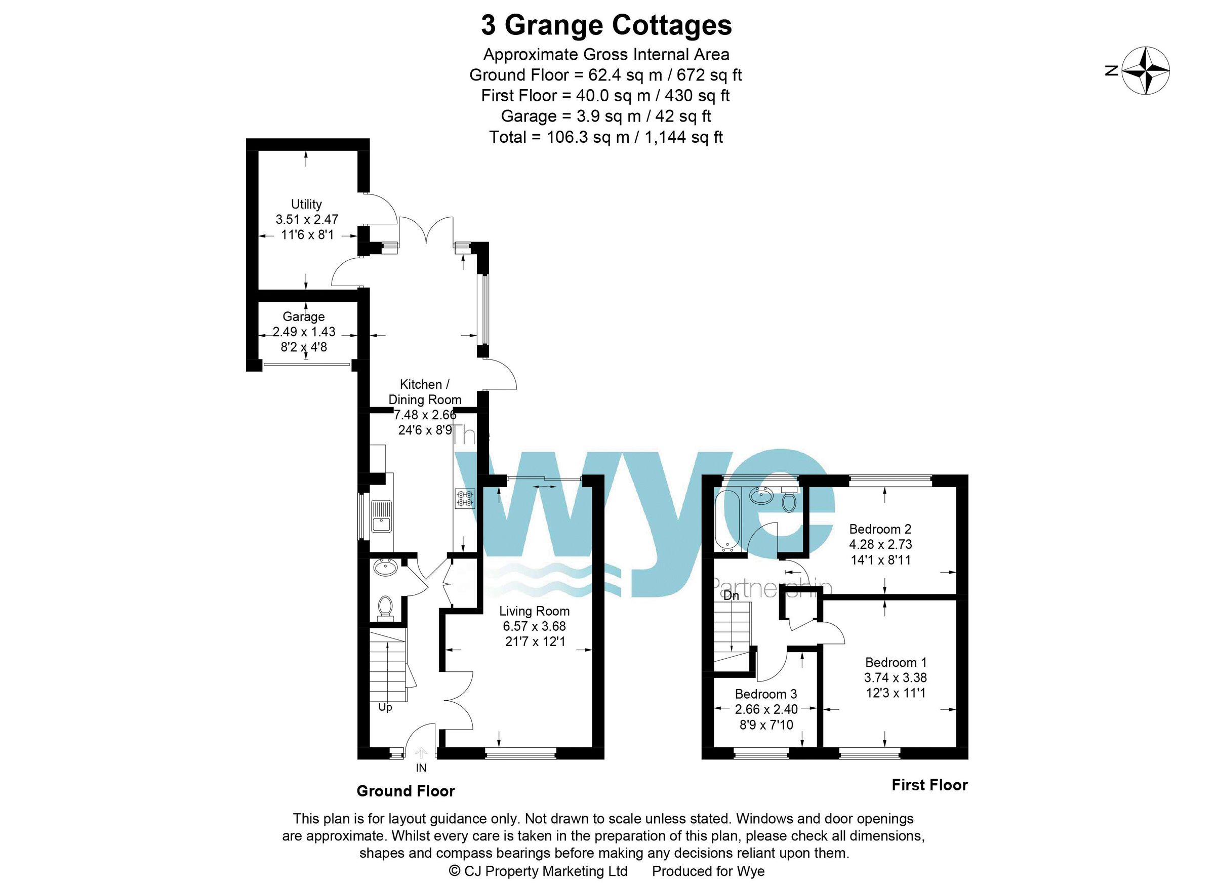 3 bed terraced house for sale in Hare Lane, Little Kingshill, Great