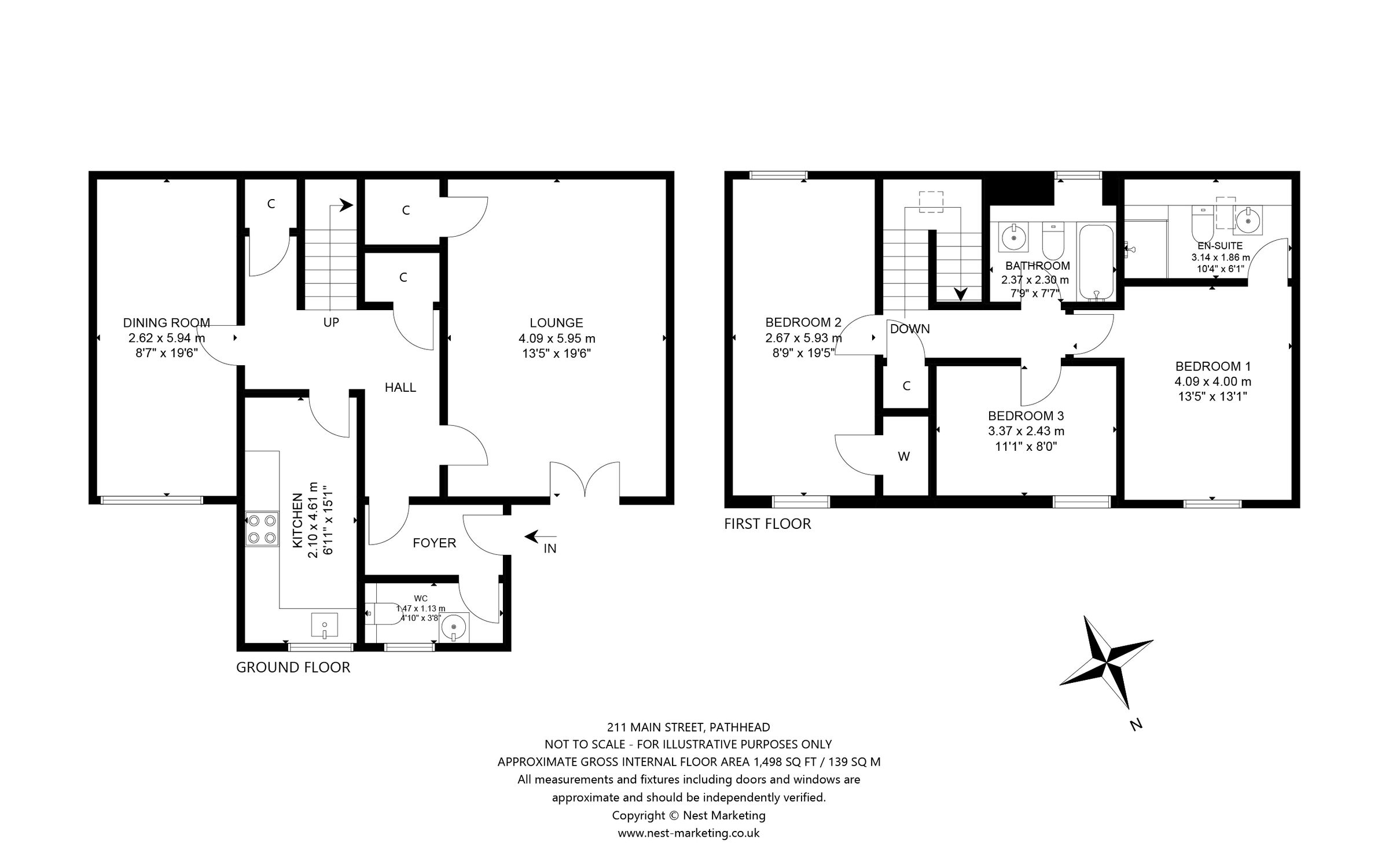 3 bed terraced house for sale in 211 Main Street, Pathhead EH37 Zoopla