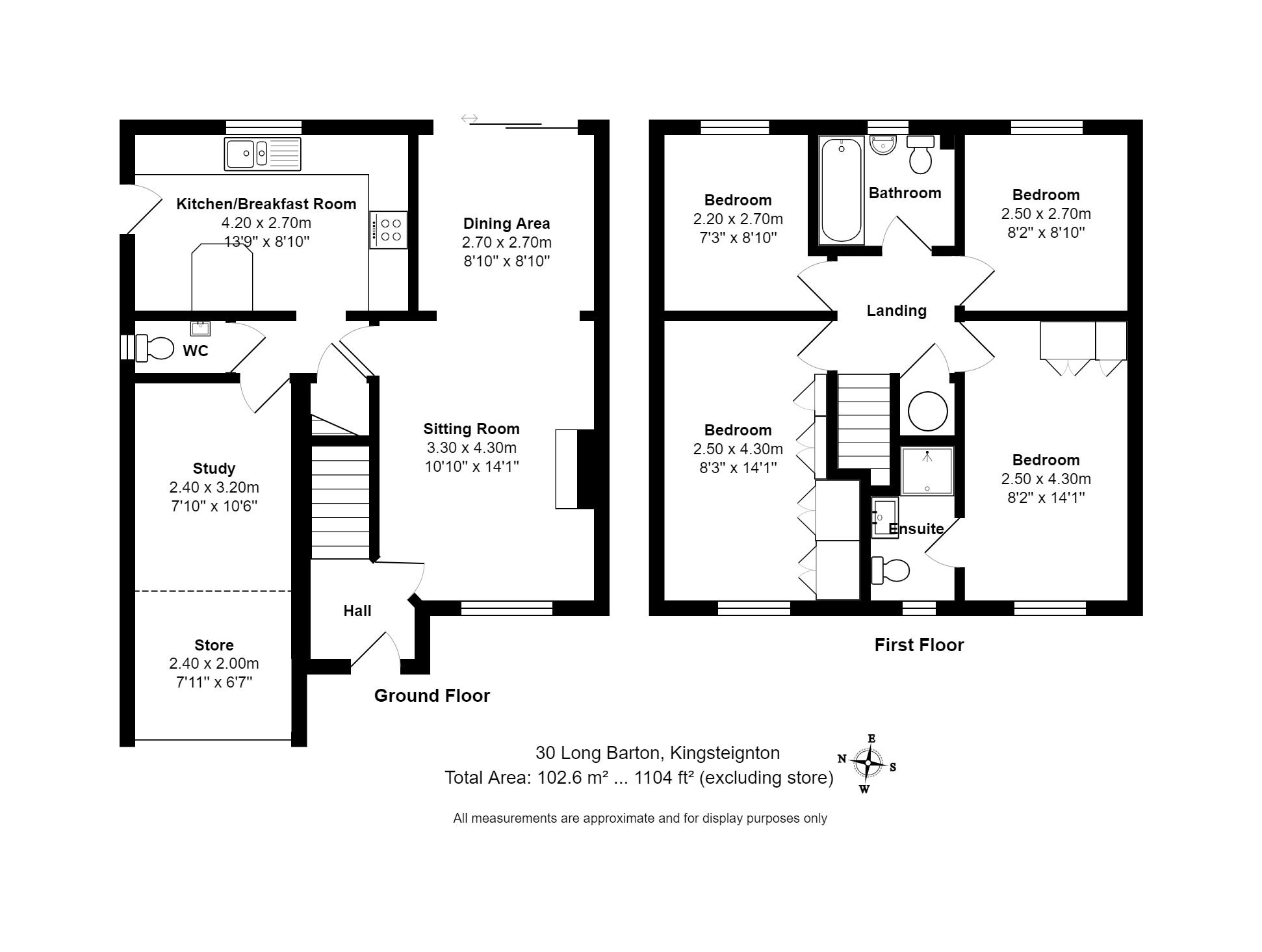 4 bed detached house for sale in Long Barton, Kingsteignton, Newton