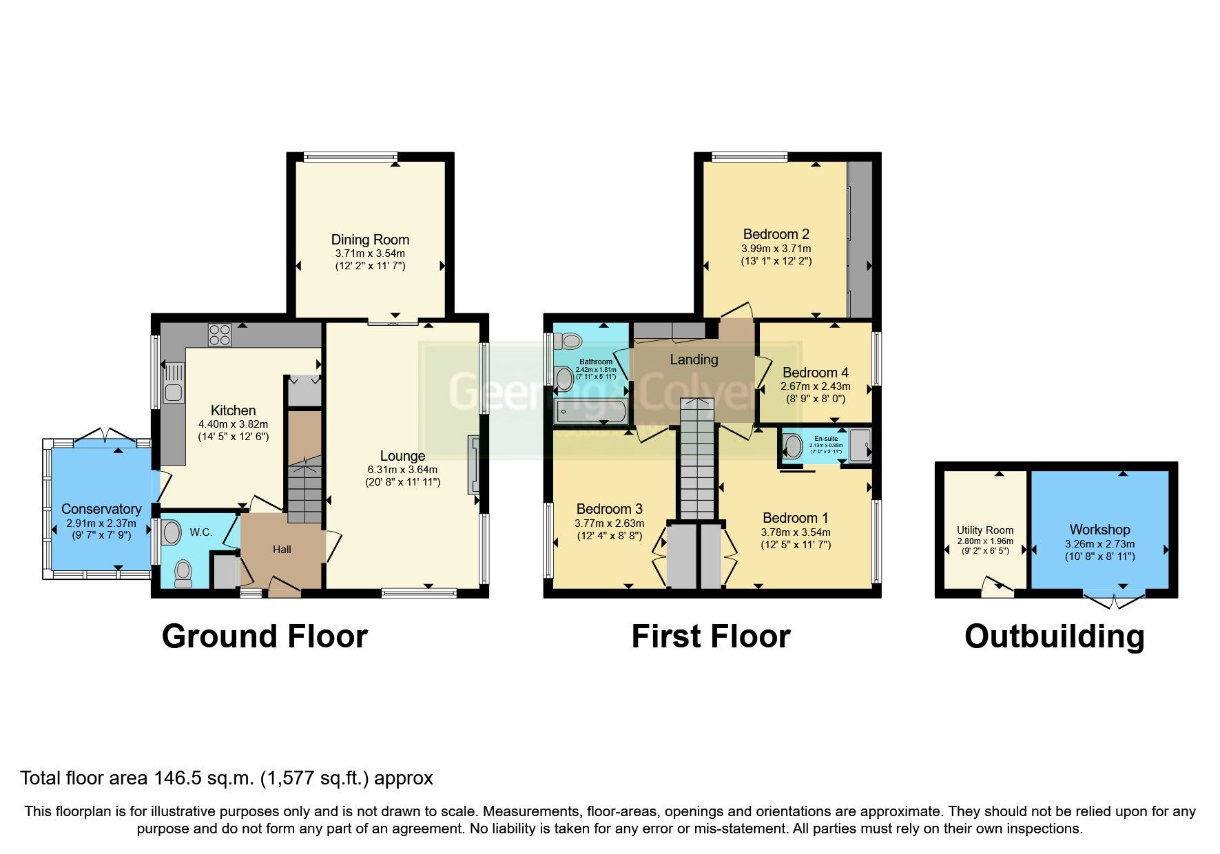 4 bed detached house for sale in Barley Close, Martin Mill, Dover CT15