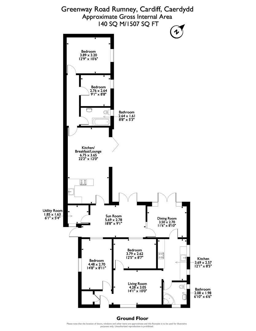 4 bed detached house for sale in Greenway Road, Rumney, Cardiff CF3
