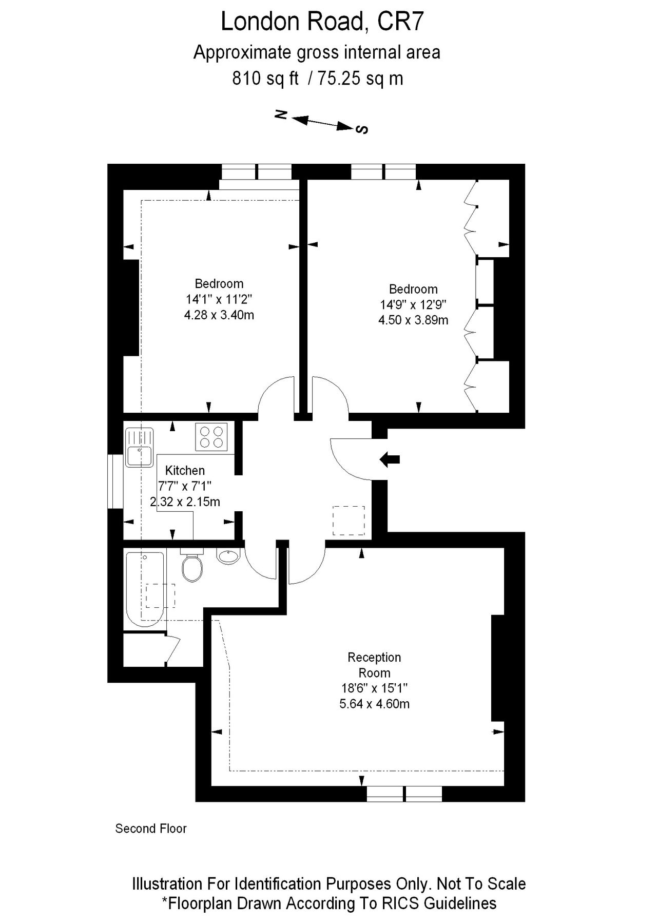 2 bed flat to rent in London Road, Thornton Heath CR7 Zoopla