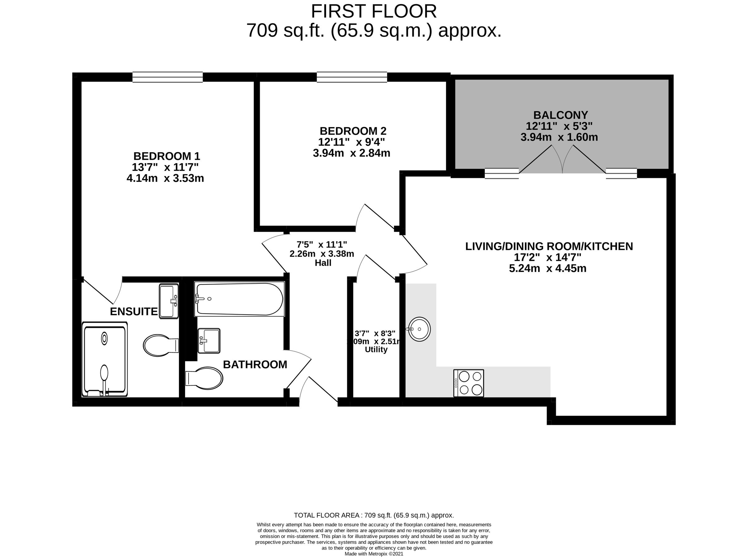 2 bed flat for sale in Dorchester Court, 283 London Road, Camberley