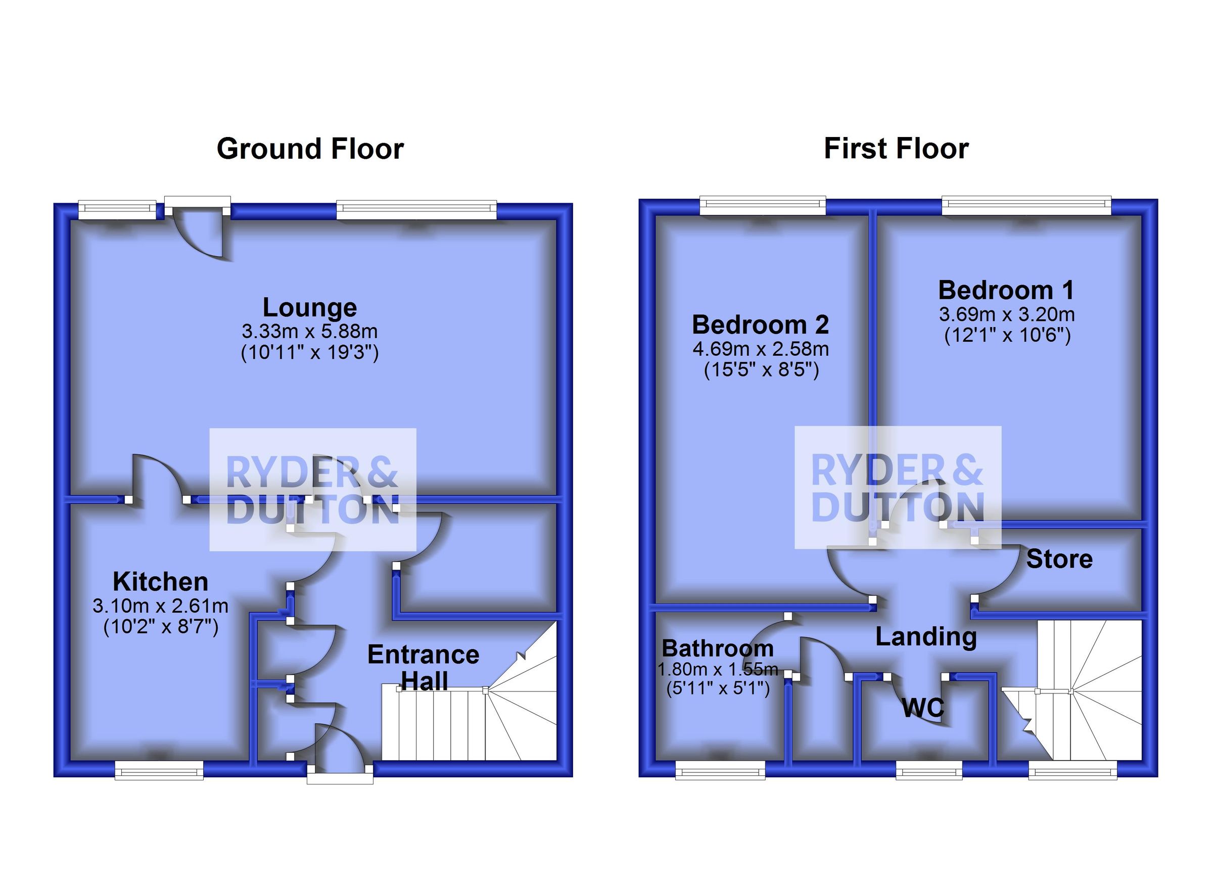2 bed terraced house for sale in Dillicar Walk, Harpurhey, Manchester
