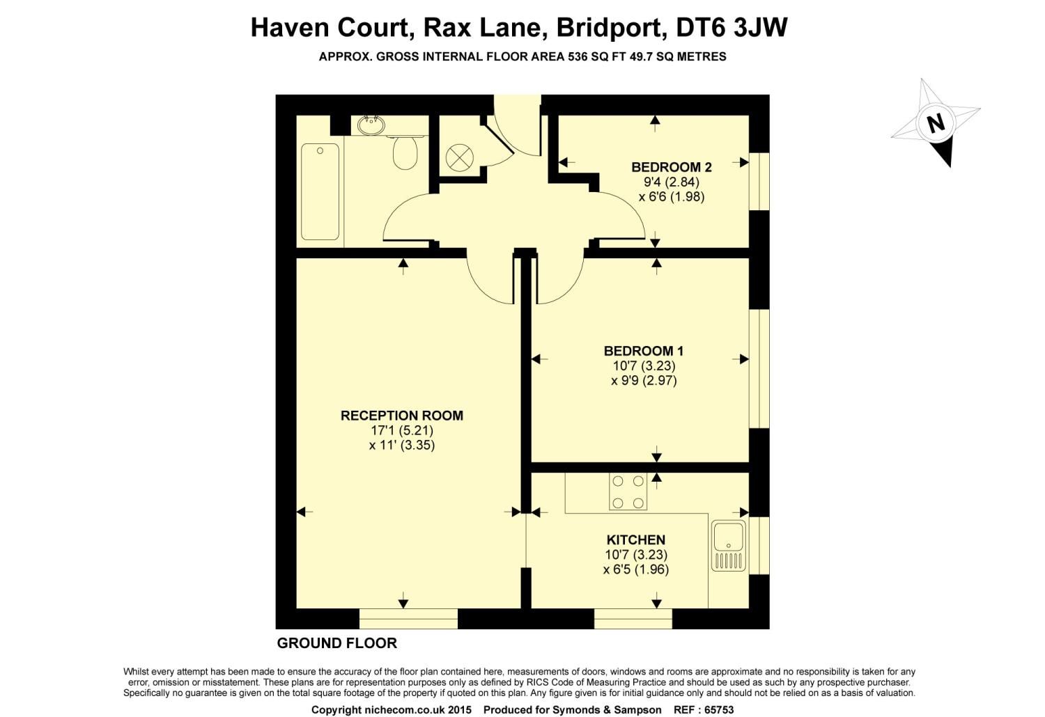 2 bed flat to rent in Haven Court, Rax Lane, Bridport, Dorset DT6 Zoopla
